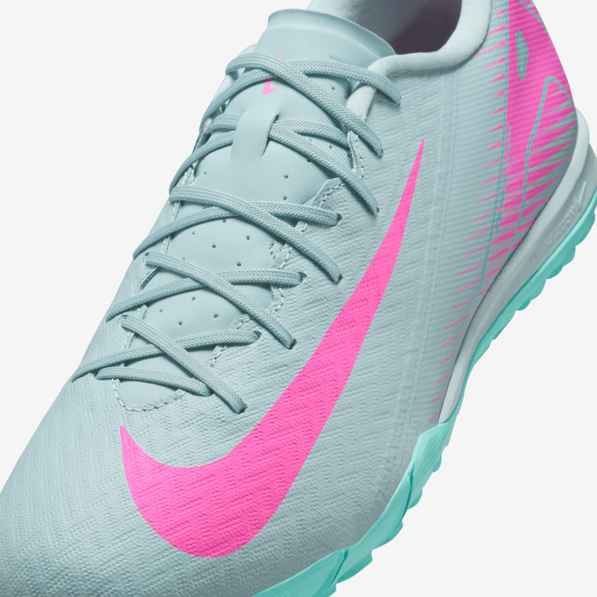 Nike Mercurial Vapor 16 Academy TF Low-Top Soccer Shoes - Ocean Cube/Pink Blast