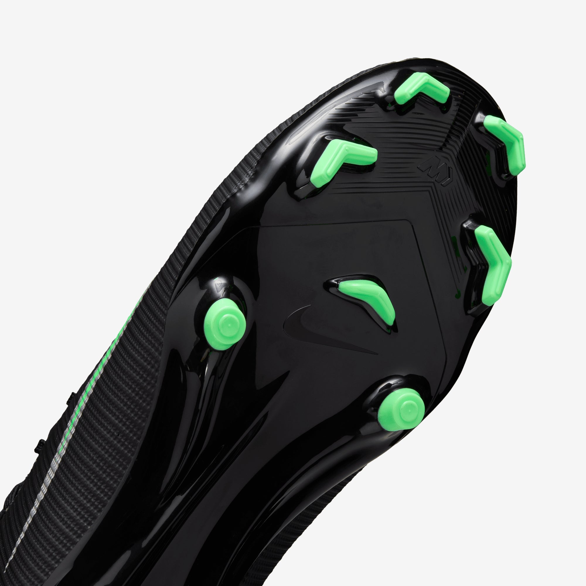 Nike Mercurial Vapor 17 Academy Multi-Ground Low-Top Soccer Cleats - Black/Illusion Green-Black