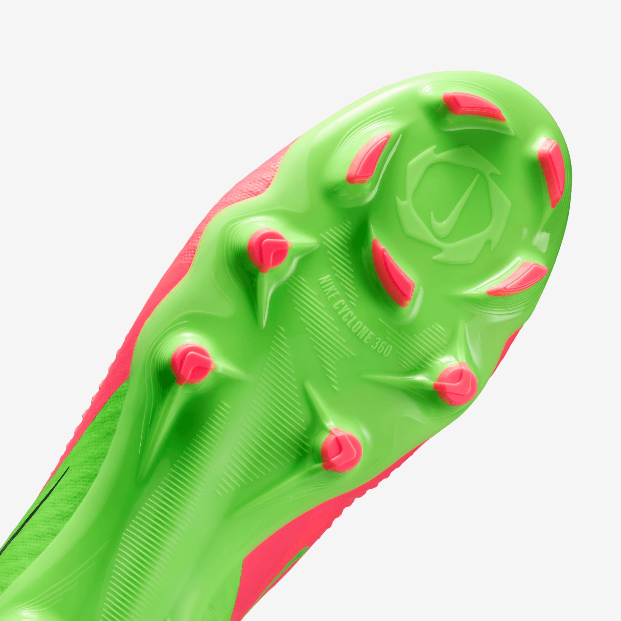 Nike Phantom 6 Low Academy Erling Haaland Multi-Ground Soccer Cleats - Hot Punch/Black-Green Strike