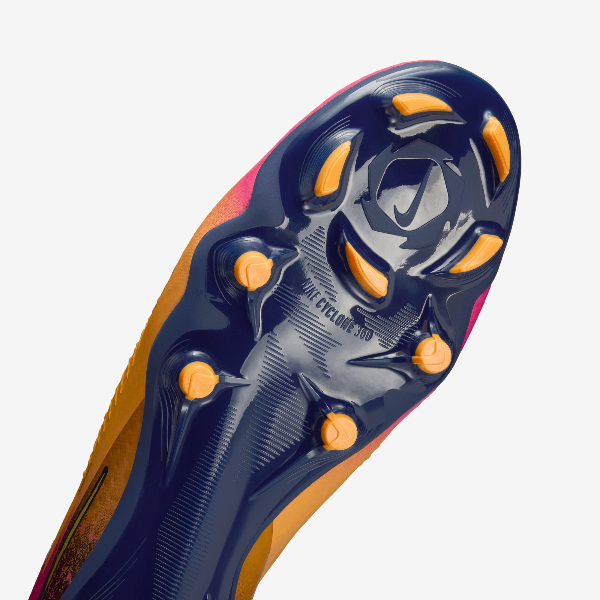 Nike Phantom 6 Low Academy "Erling Haaland" Multi-Ground Soccer Cleats - Laser Orange/Lemon Venom-Blue Void