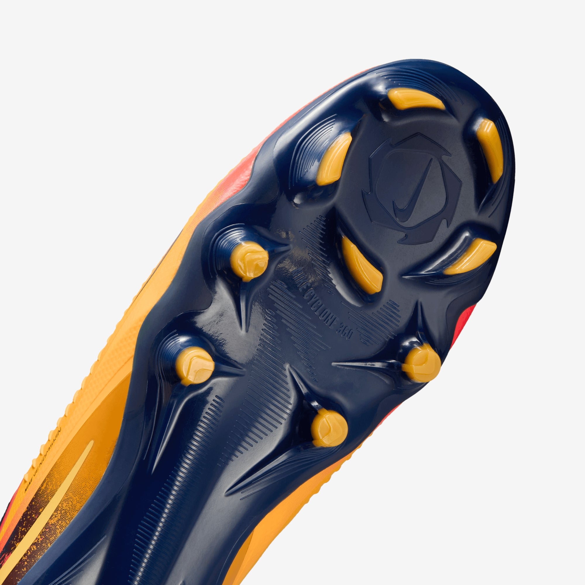 Nike Phantom 6 Low Pro "Erling Haaland" Firm-Ground Soccer Cleats - Laser Orange/Lemon Venom-Blue Void