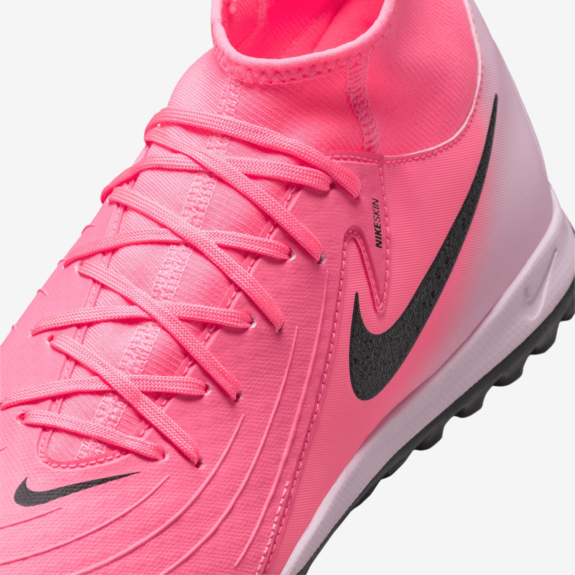 Nike Phantom Luna 2 Academy Turf High-Top Soccer Shoes - Sunset Pulse/Black