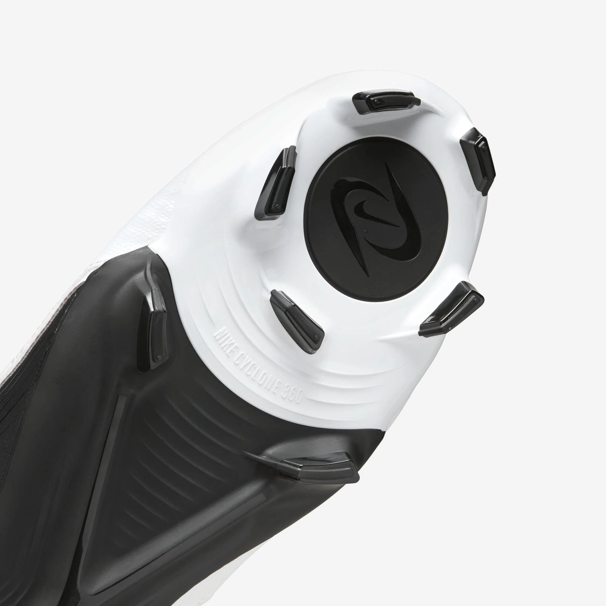 Nike Phantom Luna 2 Academy MG High-Top Soccer Cleats - White/Black/Metallic Gold Coin