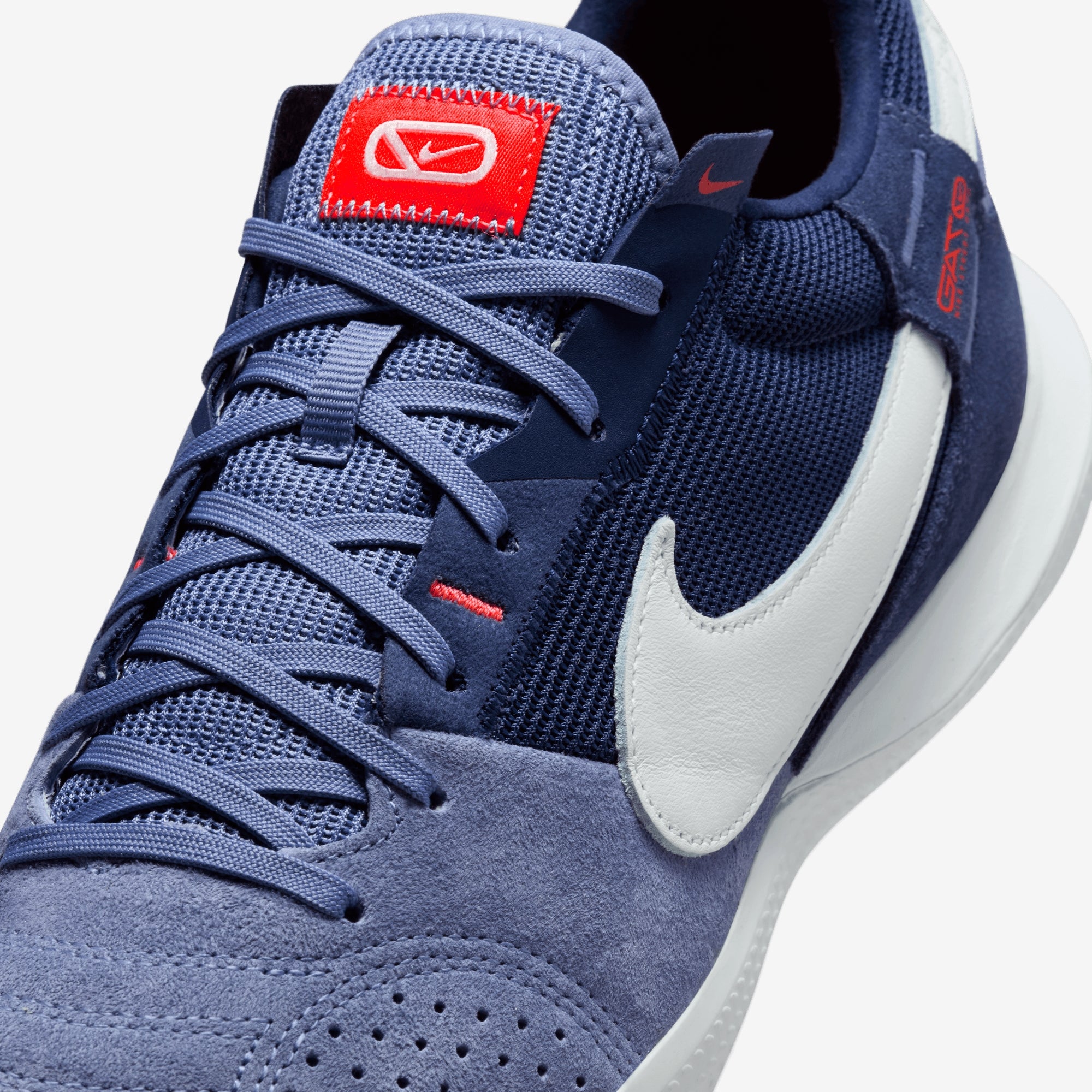 Nike Streetgato Low-Top Soccer Shoes - Purple Slate/Summit White-Sanded Purple