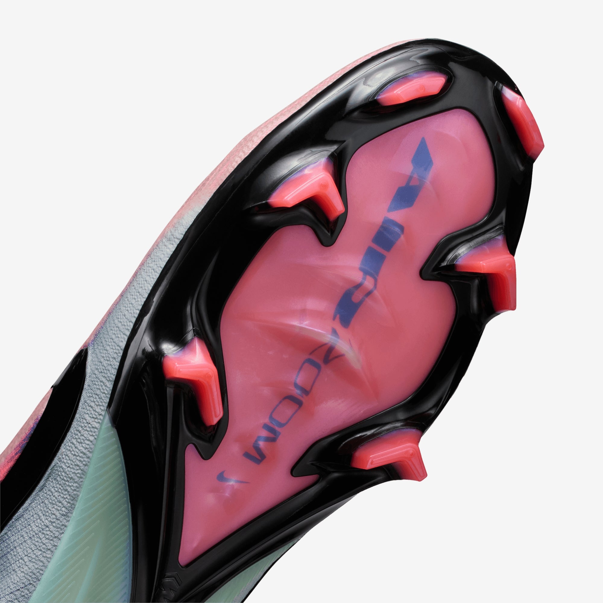 Nike United Mercurial Superfly 10 Elite Firm-Ground High-Top Soccer Cleats - Silt Red/Racer Blue