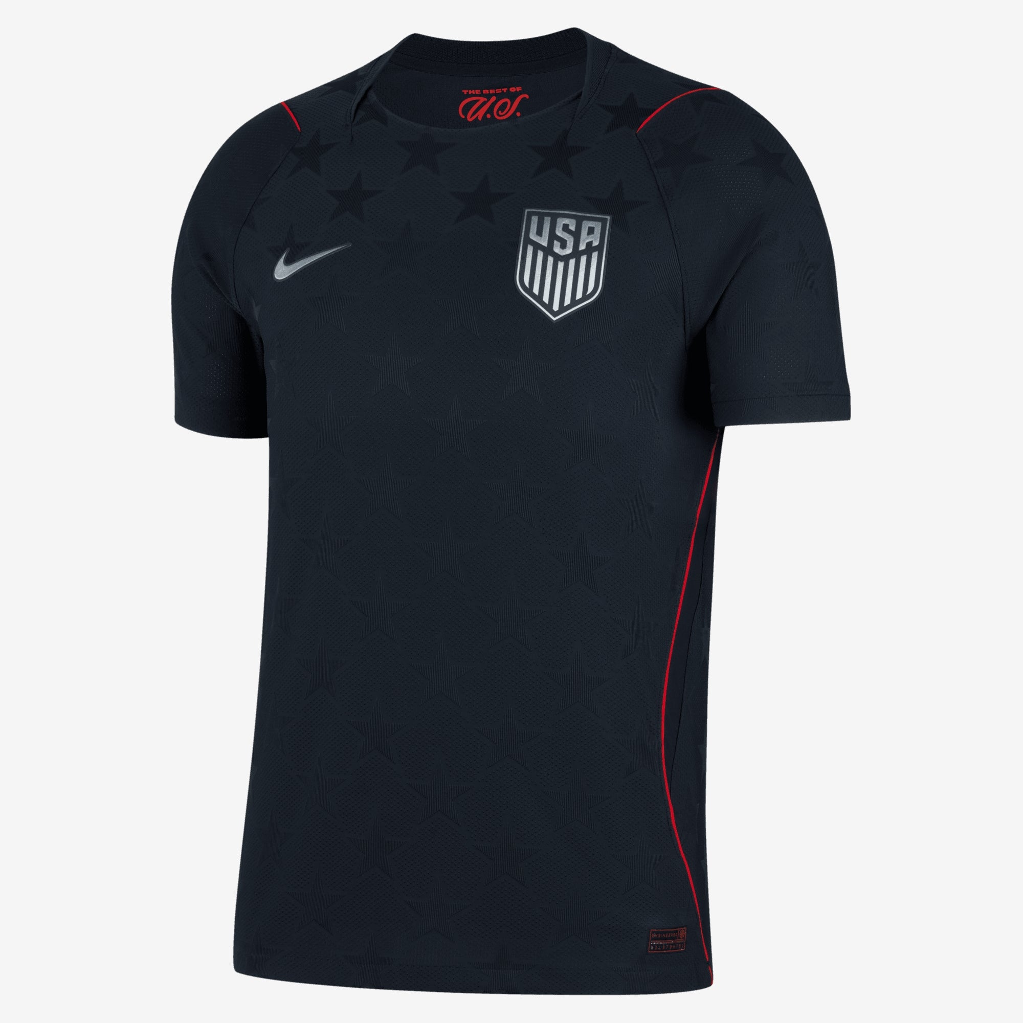 Nike USMNT 2026/27 Match Away Men's Aero-FIT Soccer Authentic Jersey - Dark Obsidian/Pure Platinum