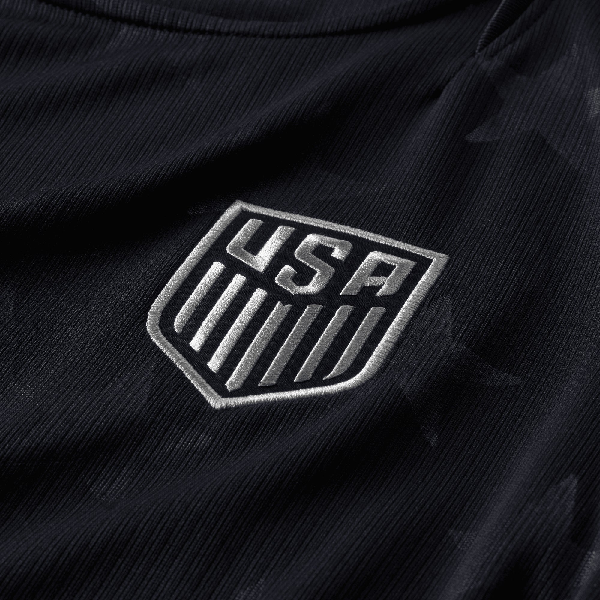 Nike USMNT 2026 Stadium Away Big Kids' Dri-FIT Soccer Replica Jersey - Dark Obsidian/Pure Platinum