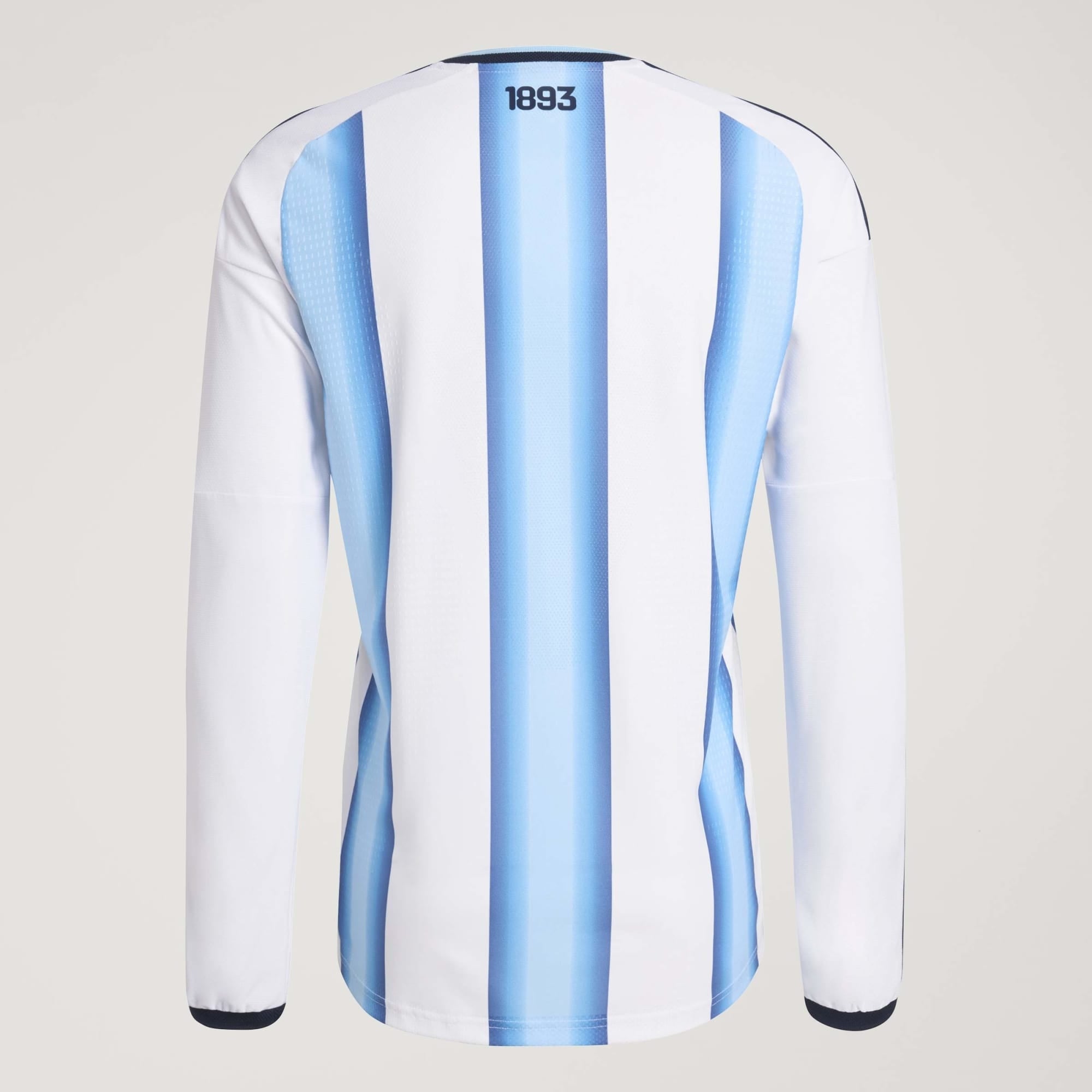 adidas Argentina 2026 Match Home Men's Soccer Authentic Long-Sleeve Jersey - White / Icey Blue / Light Blue
