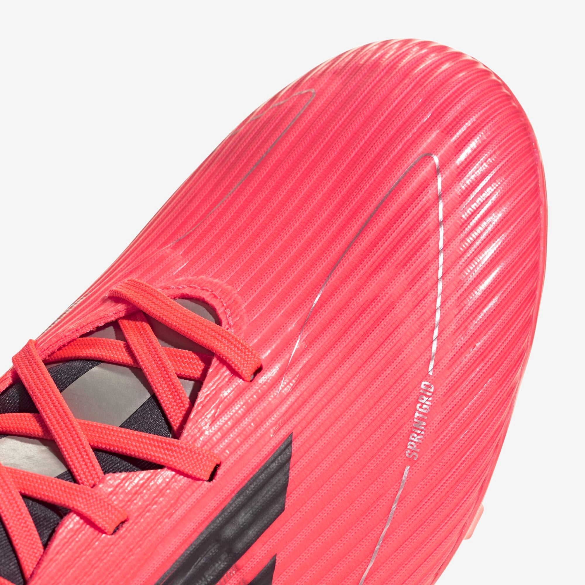 adidas F50 League Firm/Multi-Ground Soccer Cleats - Turbo / Aurora Black / Platinum Metallic