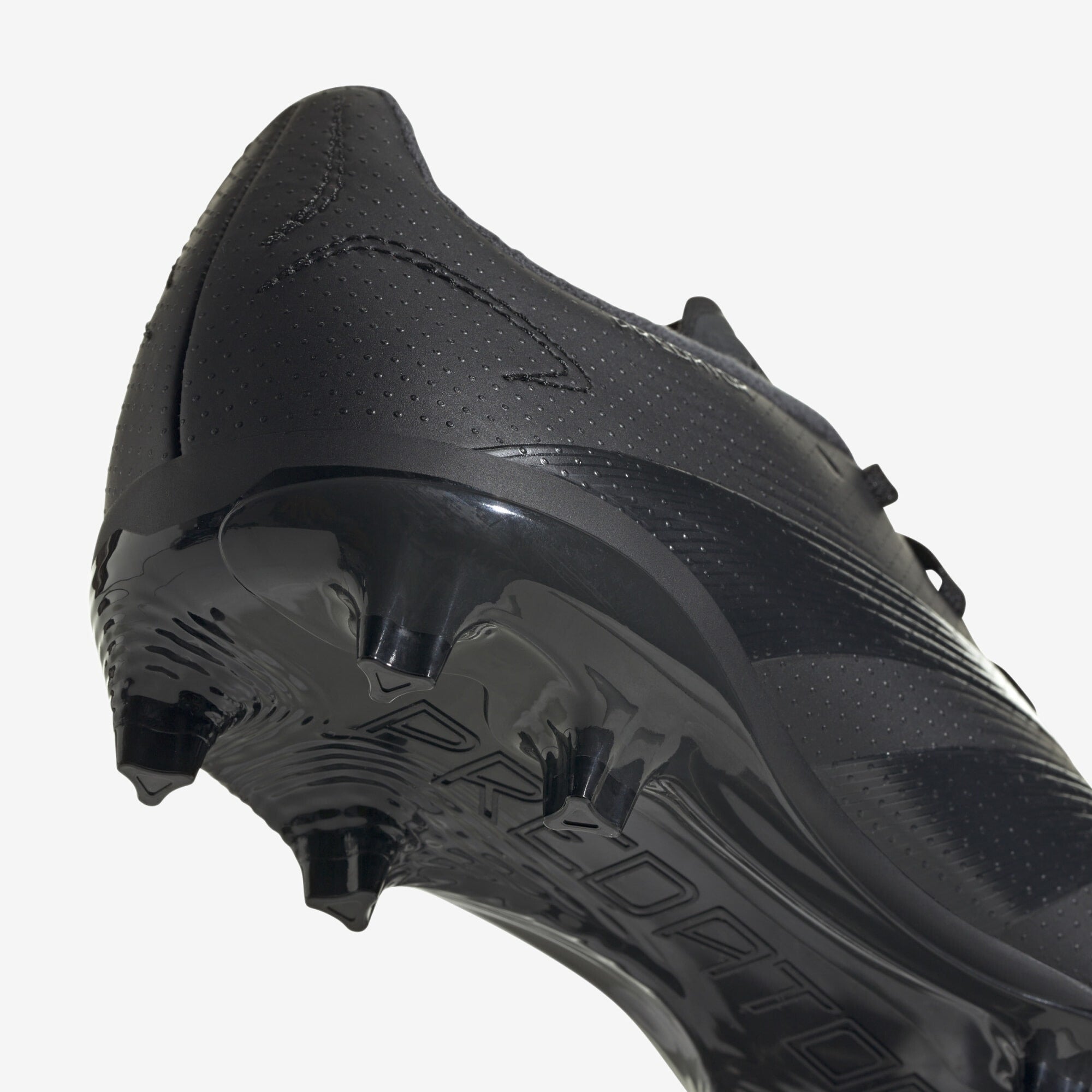 adidas Jr. Predator League Big Kids' Firm-Ground Low-Top Soccer Cleats - Core Black / Carbon / Core Black