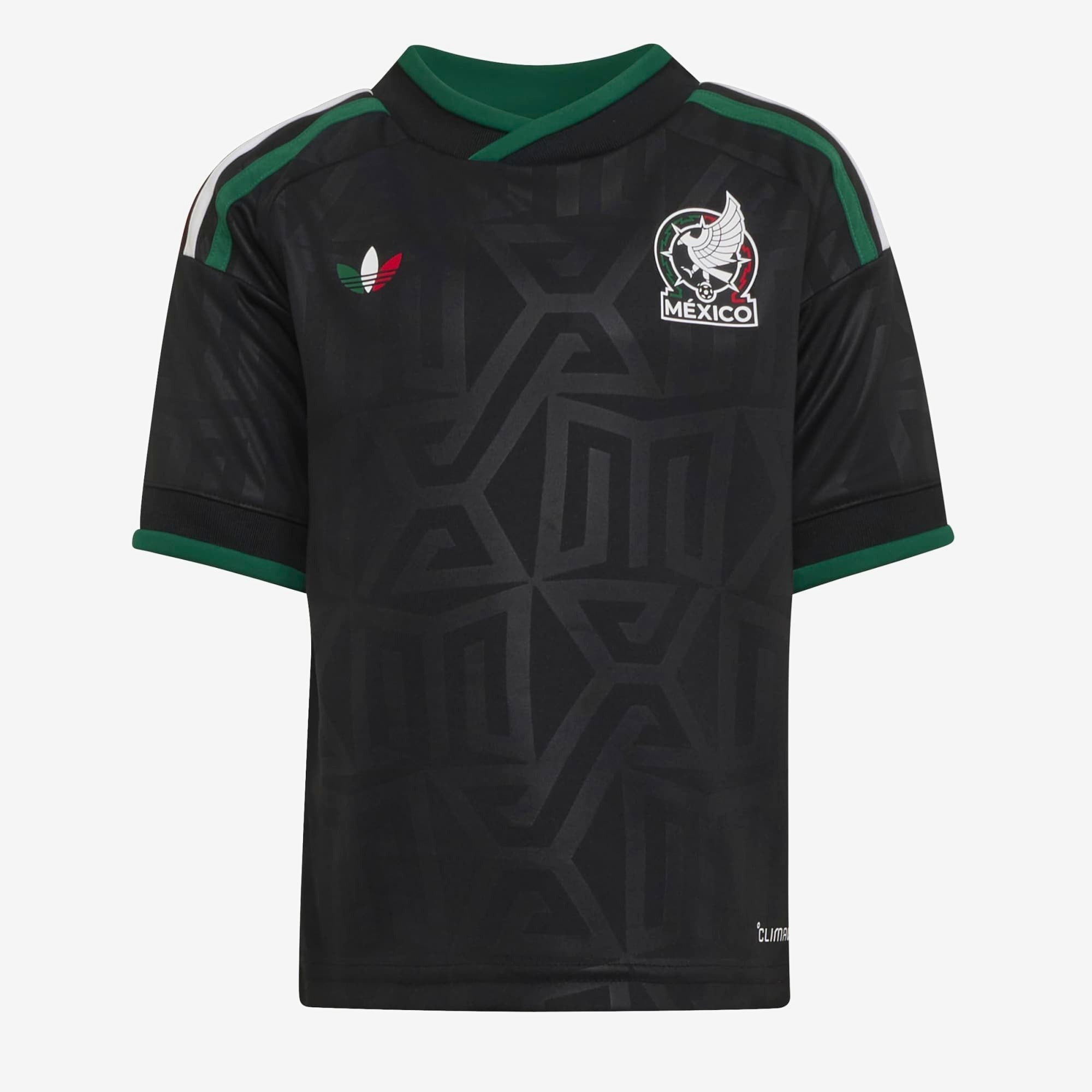 adidas Mexico 2026 Stadium Third Mini Little/Big Kids' Soccer Kit - Black