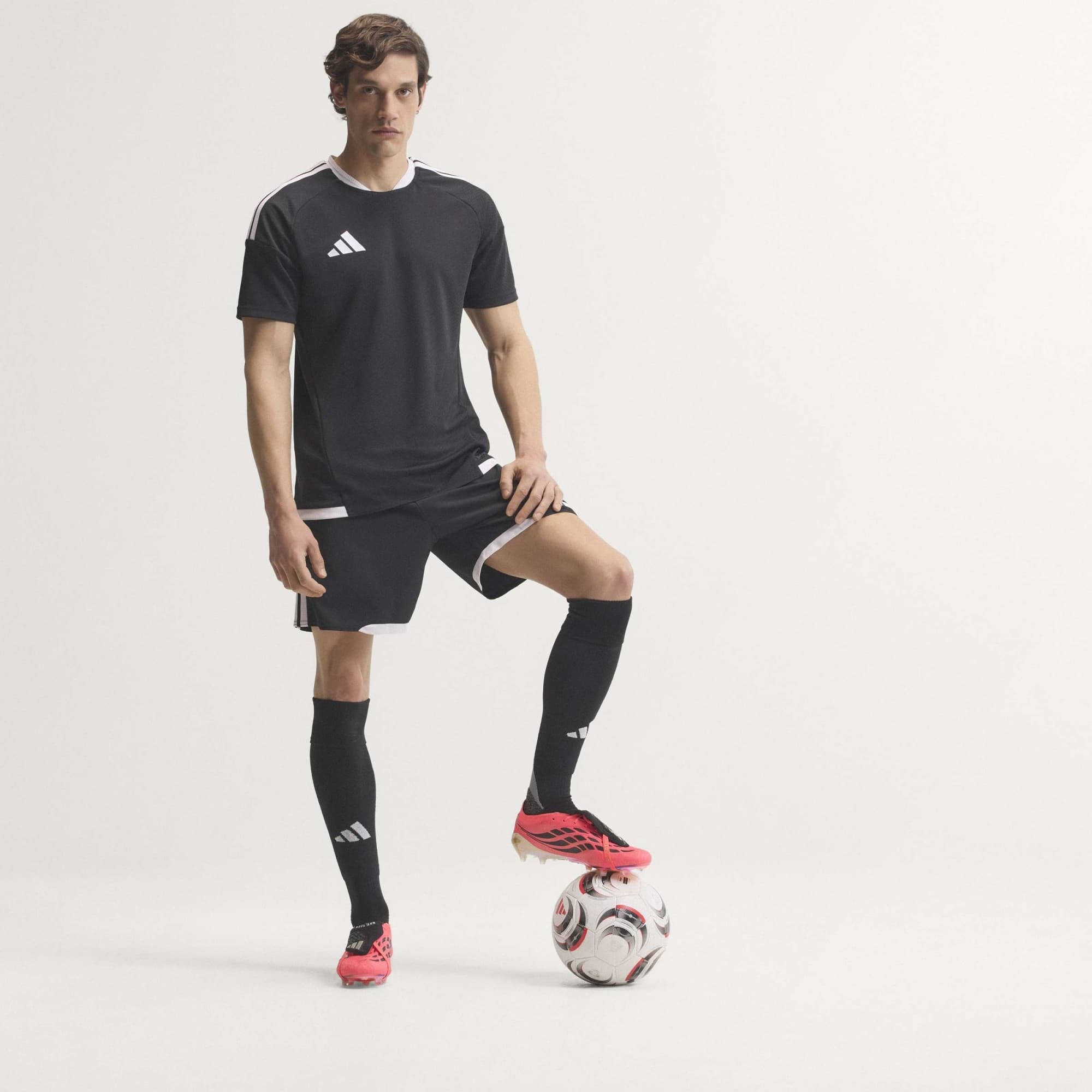 adidas Predator Elite Fold-Over Tongue Artificial-Grass Low-Top Soccer Cleats - Solar Turbo / Thermal Chrome / Core Black