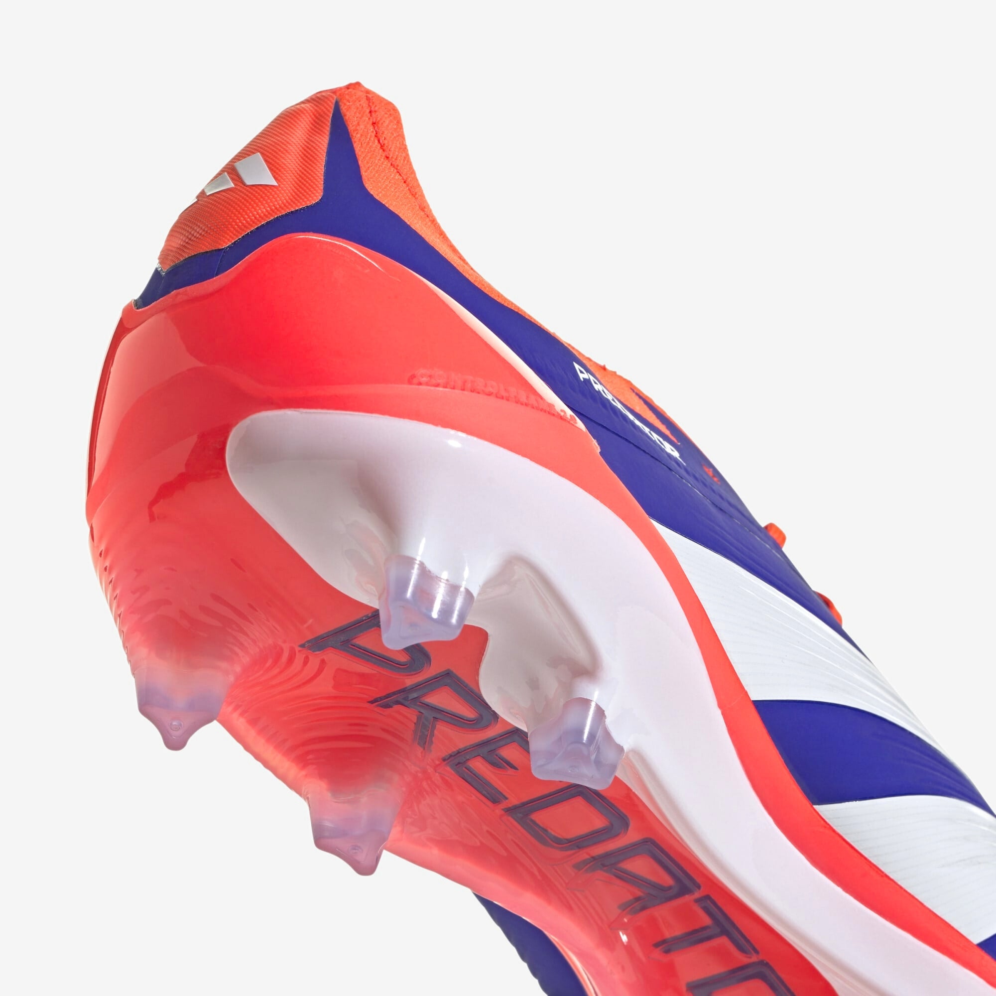 adidas Predator Elite FG Low-Top Soccer Cleats - Lucid Blue / Cloud White / Solar Red