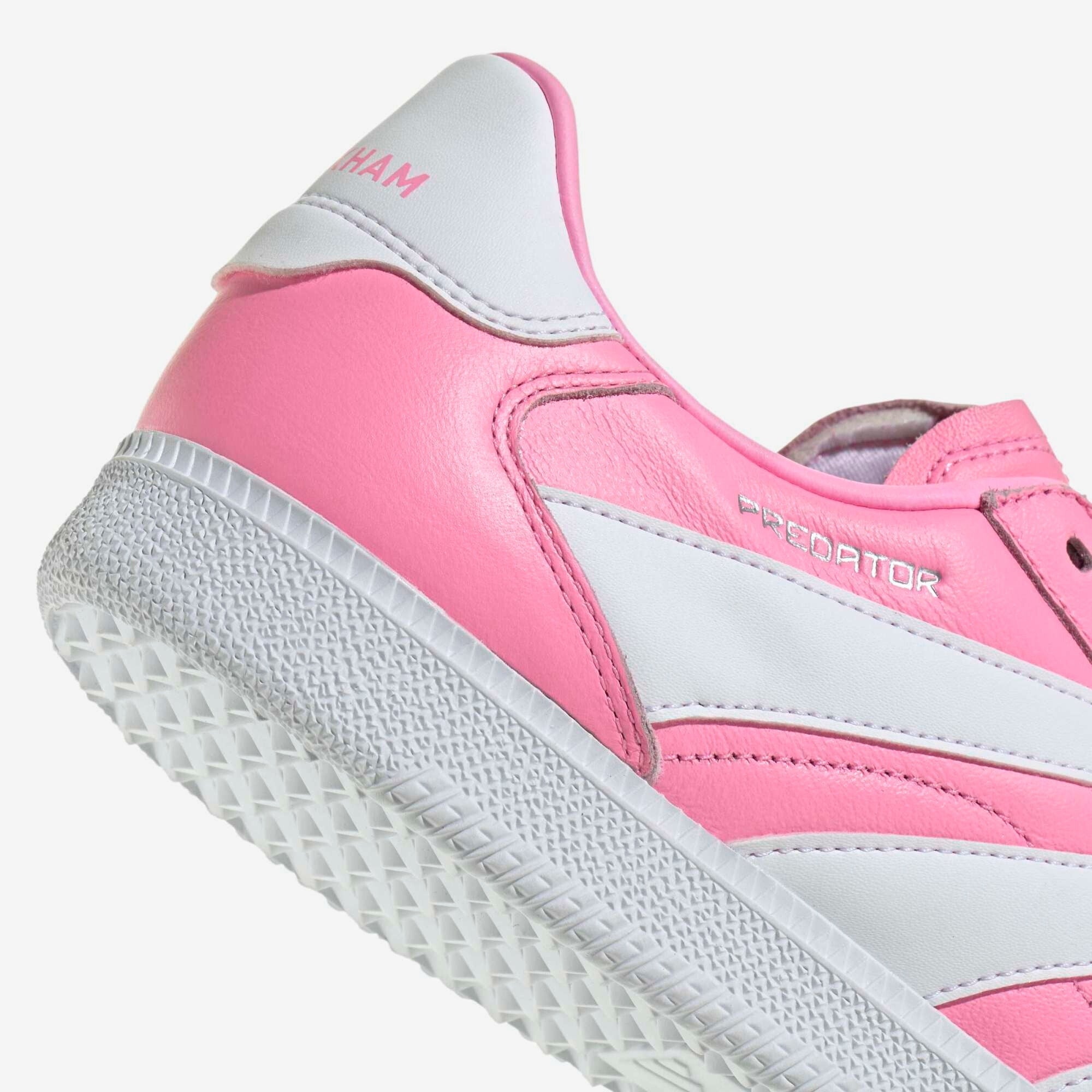 adidas Predator Freestyle Indoor/Court Low-Top Soccer Shoes - Beam Pink / Ftwr White / Core Black
