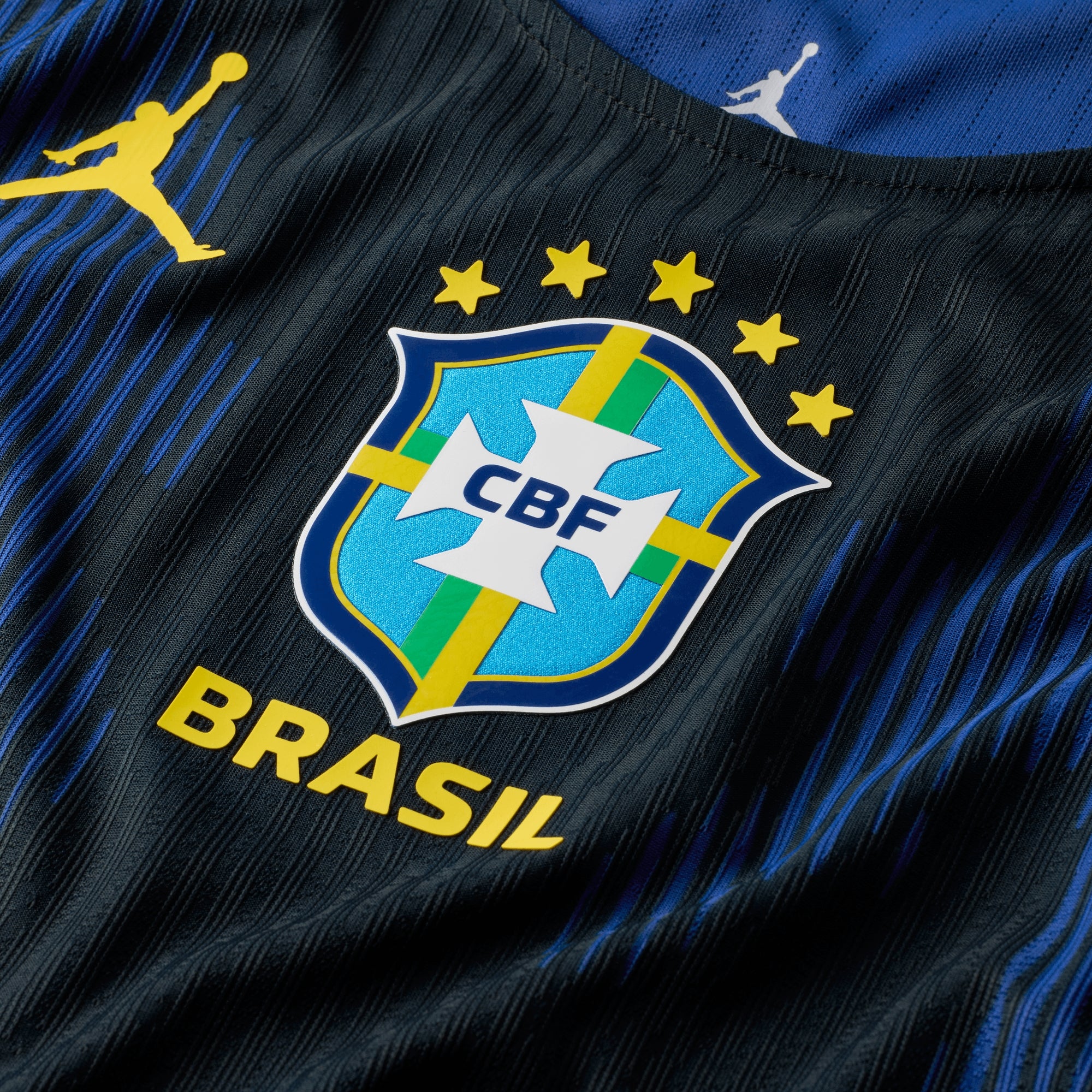 Nike Brazil 2026 Match Away Men's Jordan Aero-FIT Soccer Authentic Jersey - Old Royal/Black