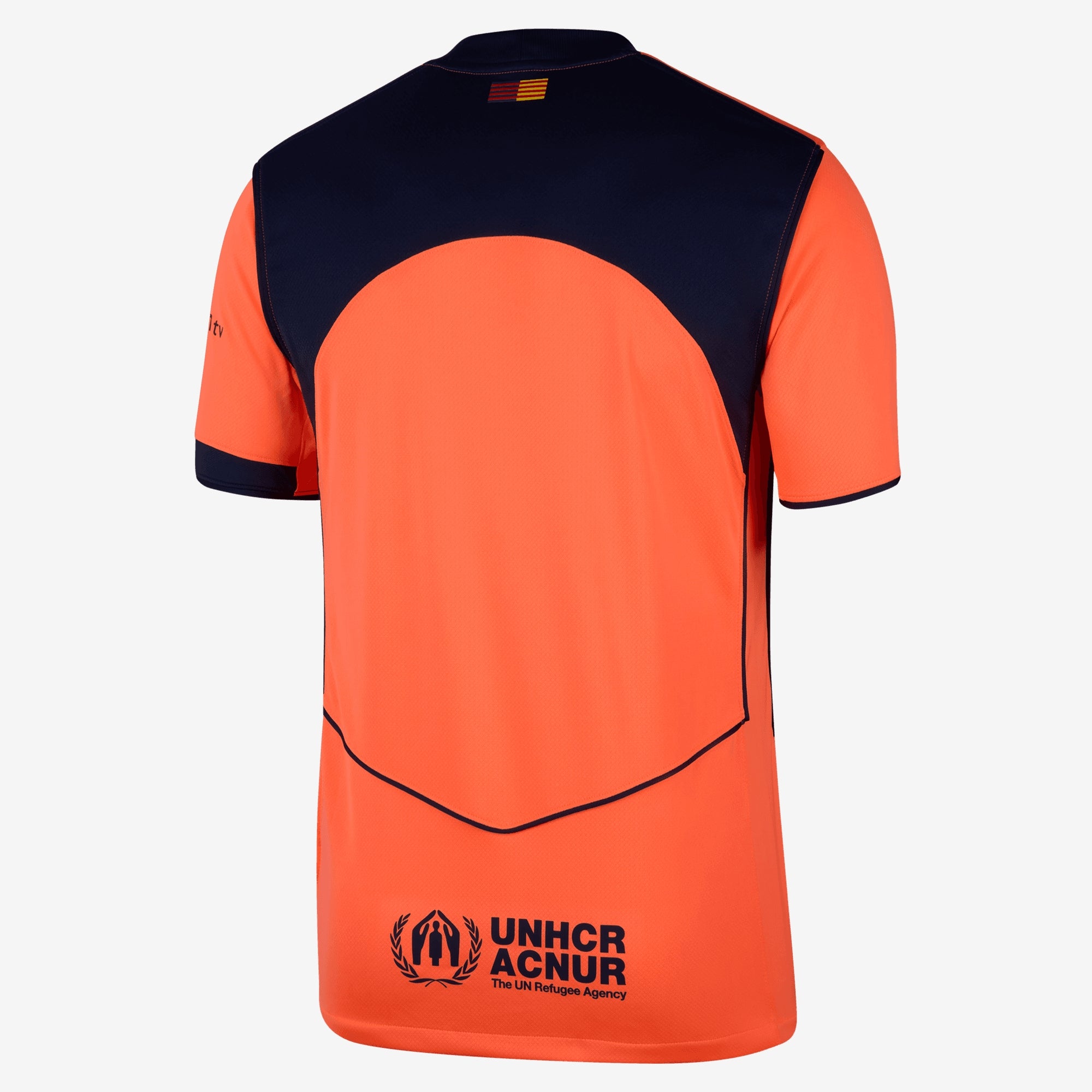 Nike FC Barcelona 2025/26 Stadium Third Men's Dri-FIT Soccer Replica Jersey - Bright Mango/Midnight Navy/Midnight Navy
