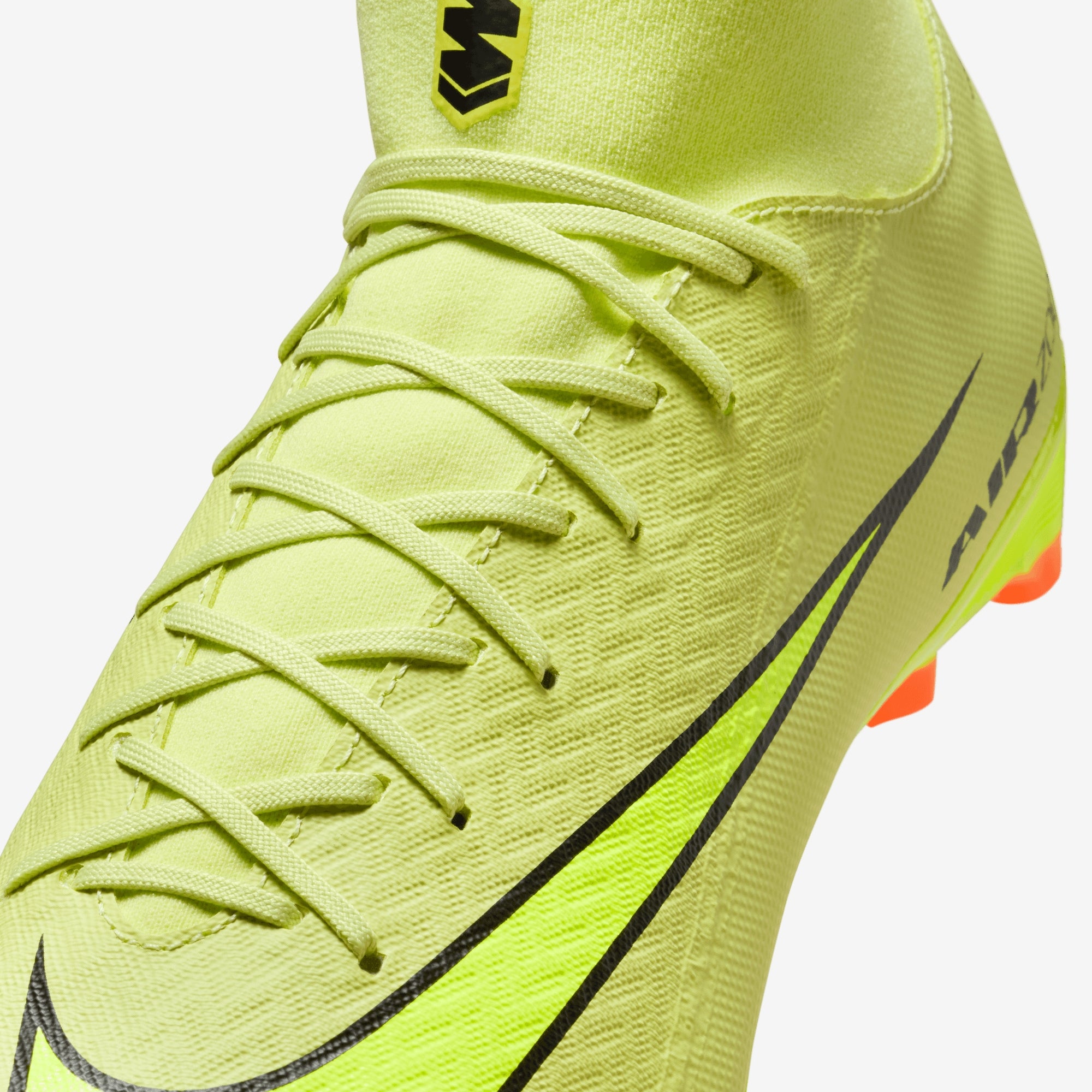 Nike Mercurial Superfly 10 Academy Multi-Ground High-Top Soccer Cleats - Limelight/Volt-Hyper Crimson