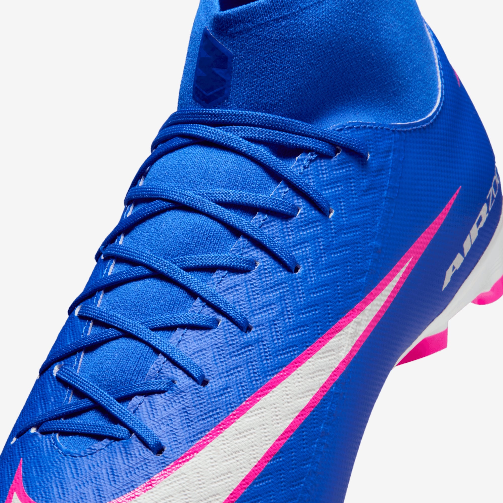Nike Mercurial Superfly 10 Academy Multi-Ground High-Top Soccer Cleats - Racer Blue/White