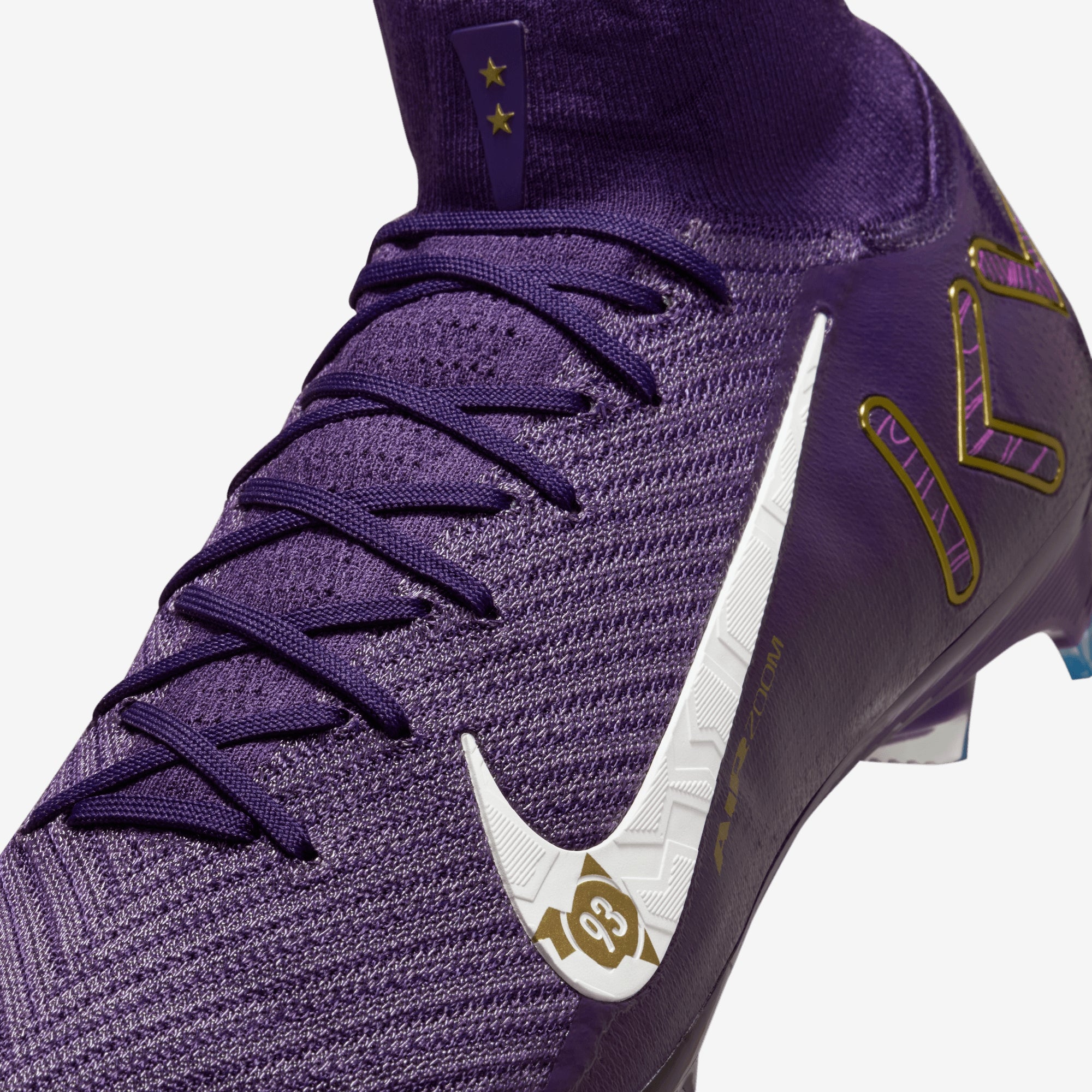 Nike Mercurial Superfly 10 Elite "Kylian Mbappé" FG High-Top Soccer Cleats - Grand Purple/Pale Ivory