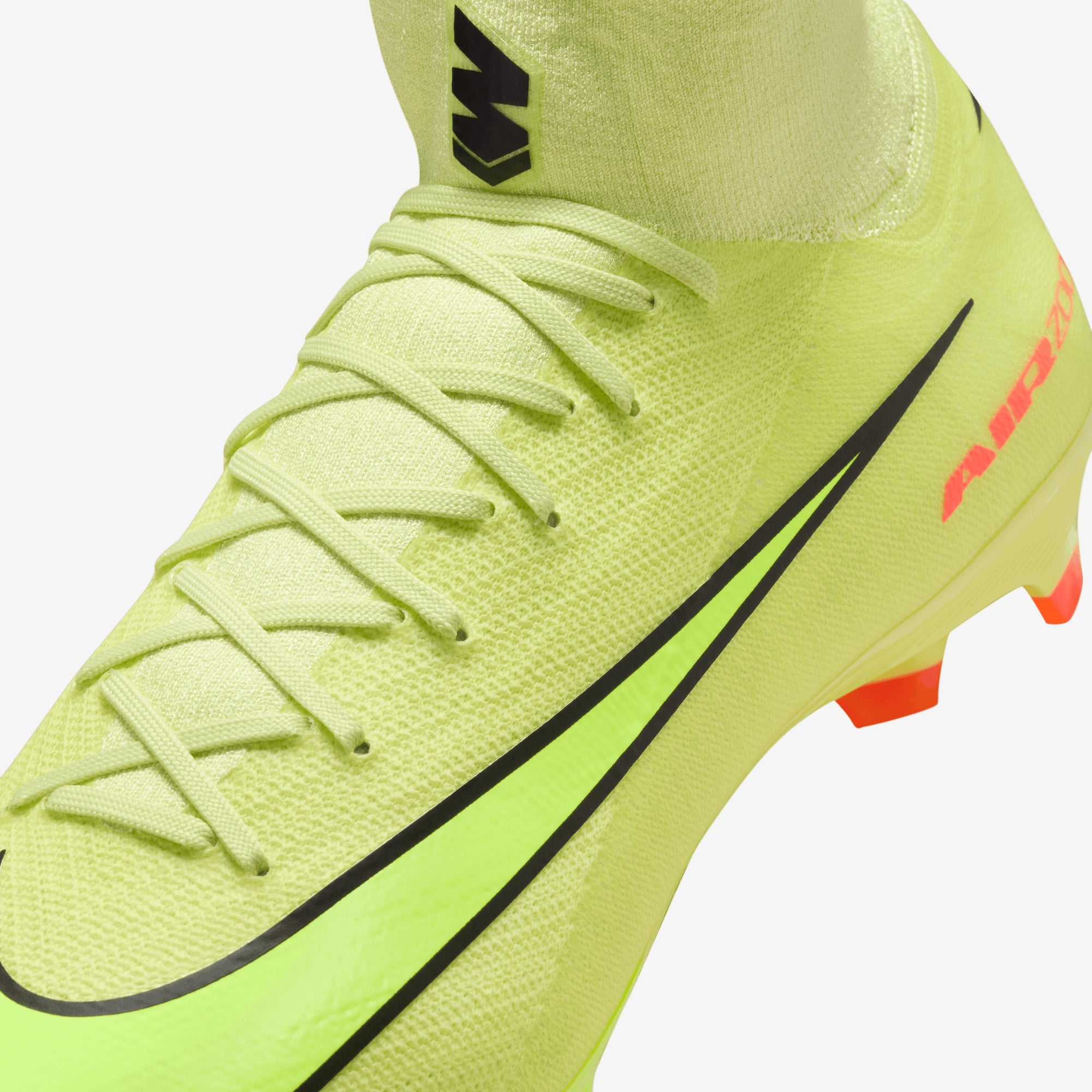 Nike Mercurial Superfly 10 Pro FG High-Top Soccer Cleats - Limelight/Volt-Hyper Crimson