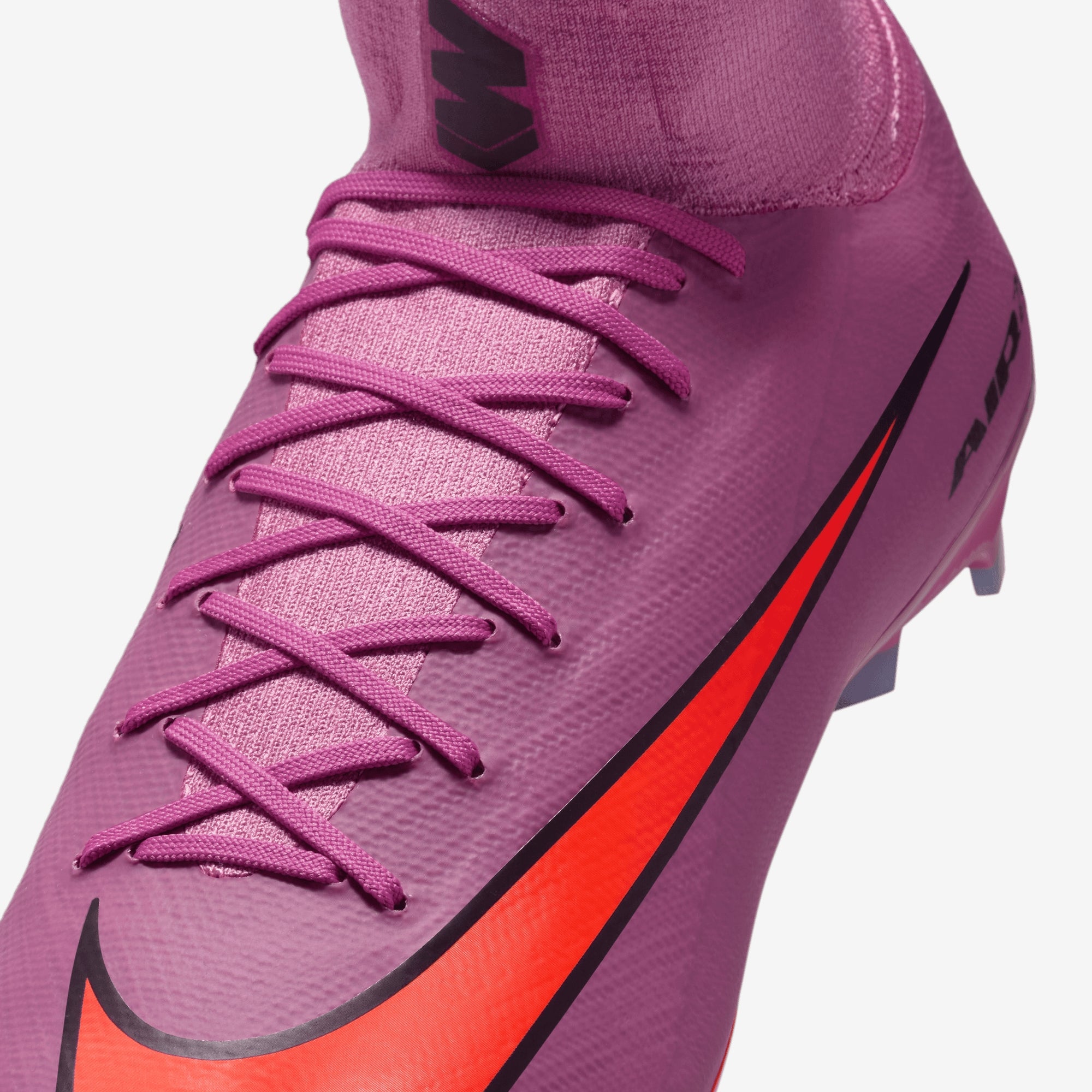 Nike Mercurial Superfly 10 Pro Firm-Ground High-Top Soccer Cleats - Magic Flamingo/Black-Total Crimson