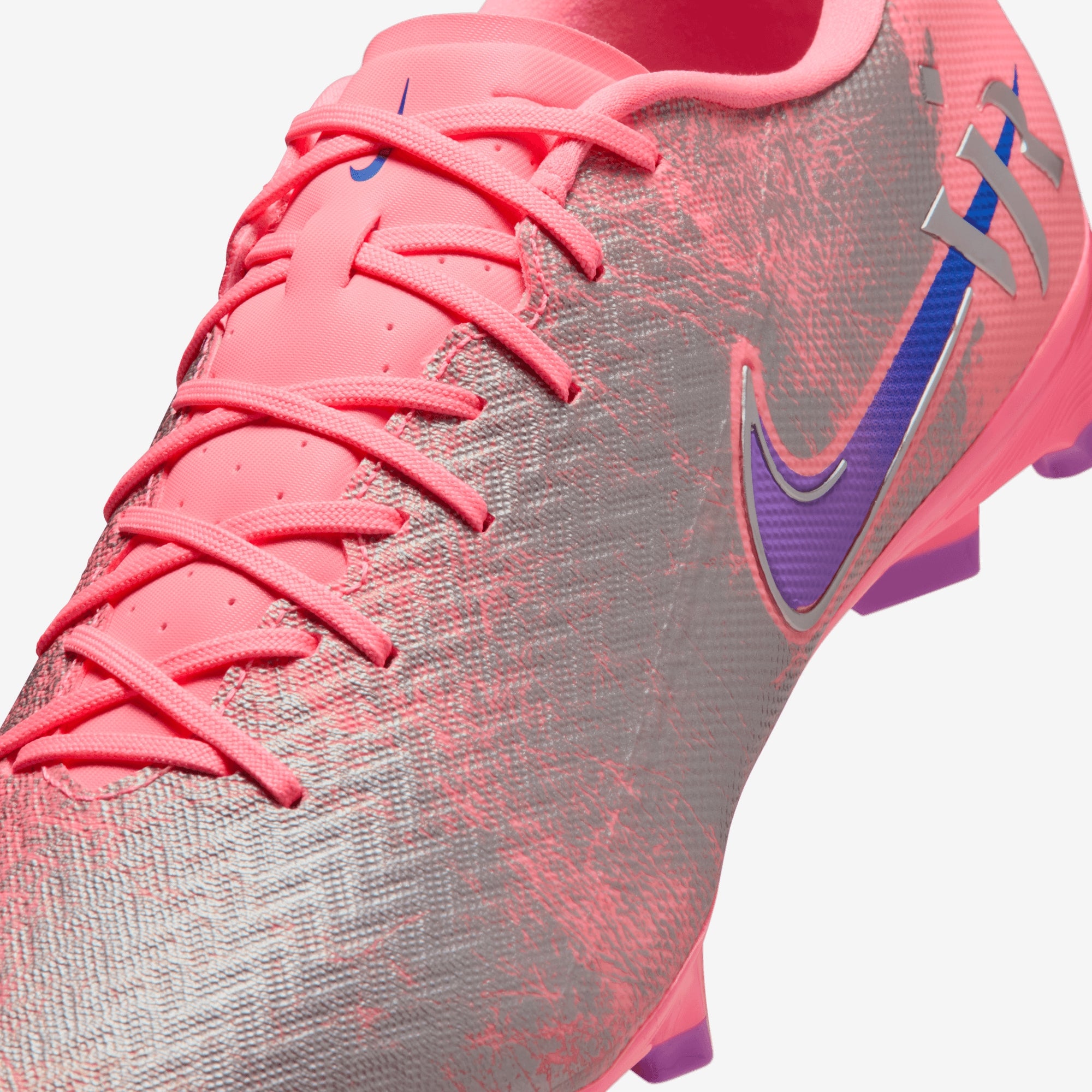 Nike Mercurial Vapor 16 Academy Vini Jr. Multi-Ground Low-Top Soccer Cleats - Sunset Pulse/Old Royal