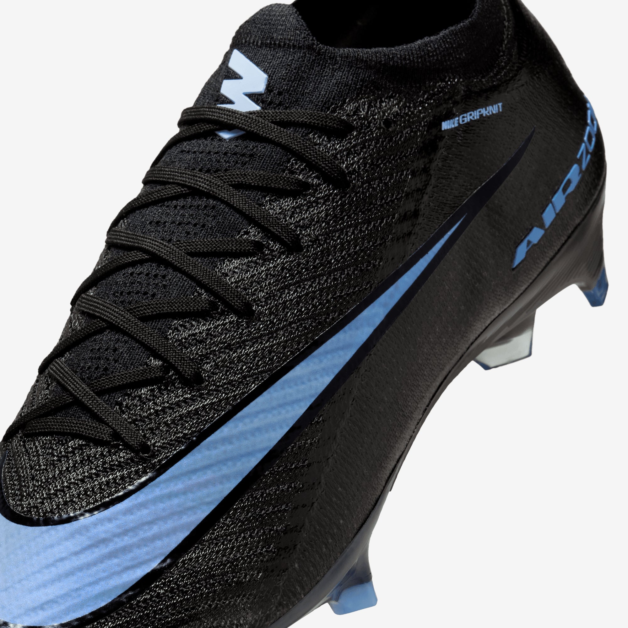 Nike Mercurial Vapor 16 Elite Firm-Ground Low-Top Soccer Cleats - Black/Ice Blue
