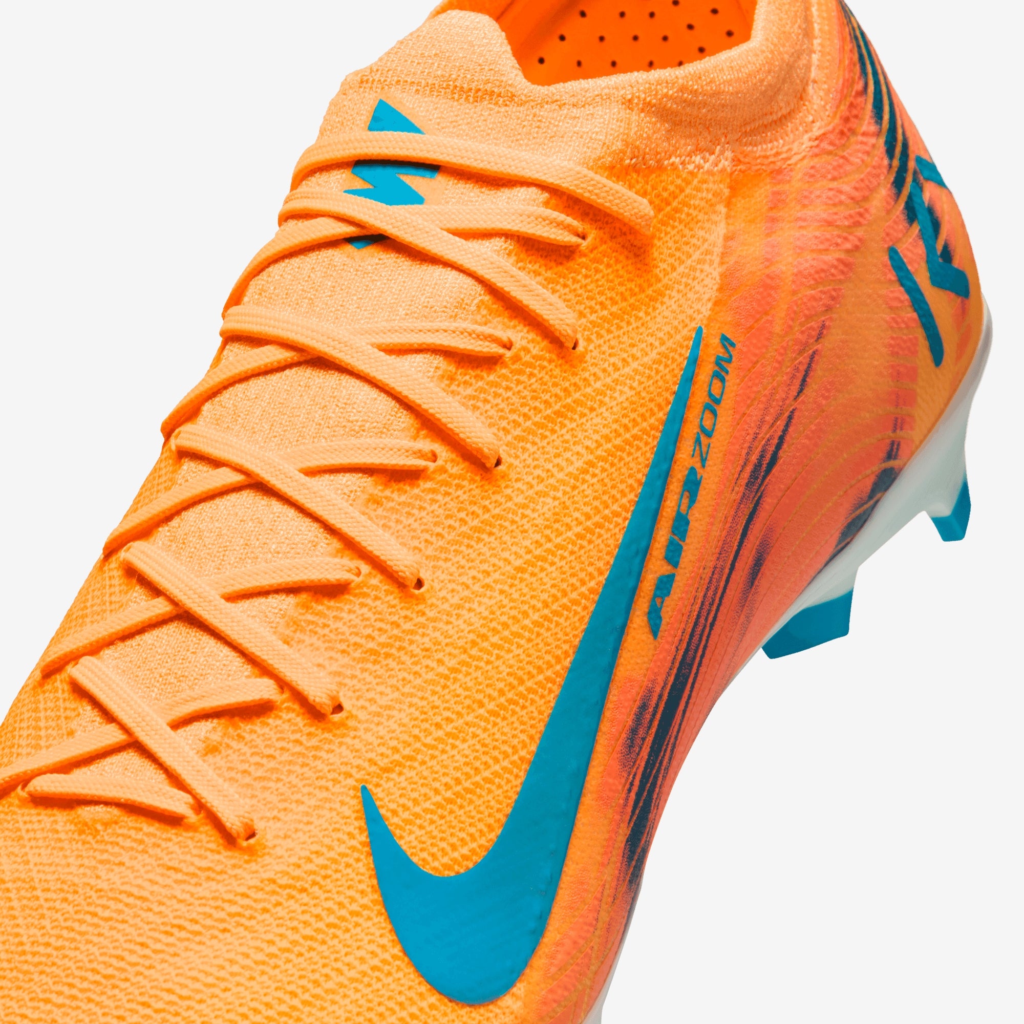 Nike Mercurial Vapor 16 Pro Kylian Mbappé Firm-Ground Low-Top Soccer Cleats - Melon Tint/Neo Turq-Igloo