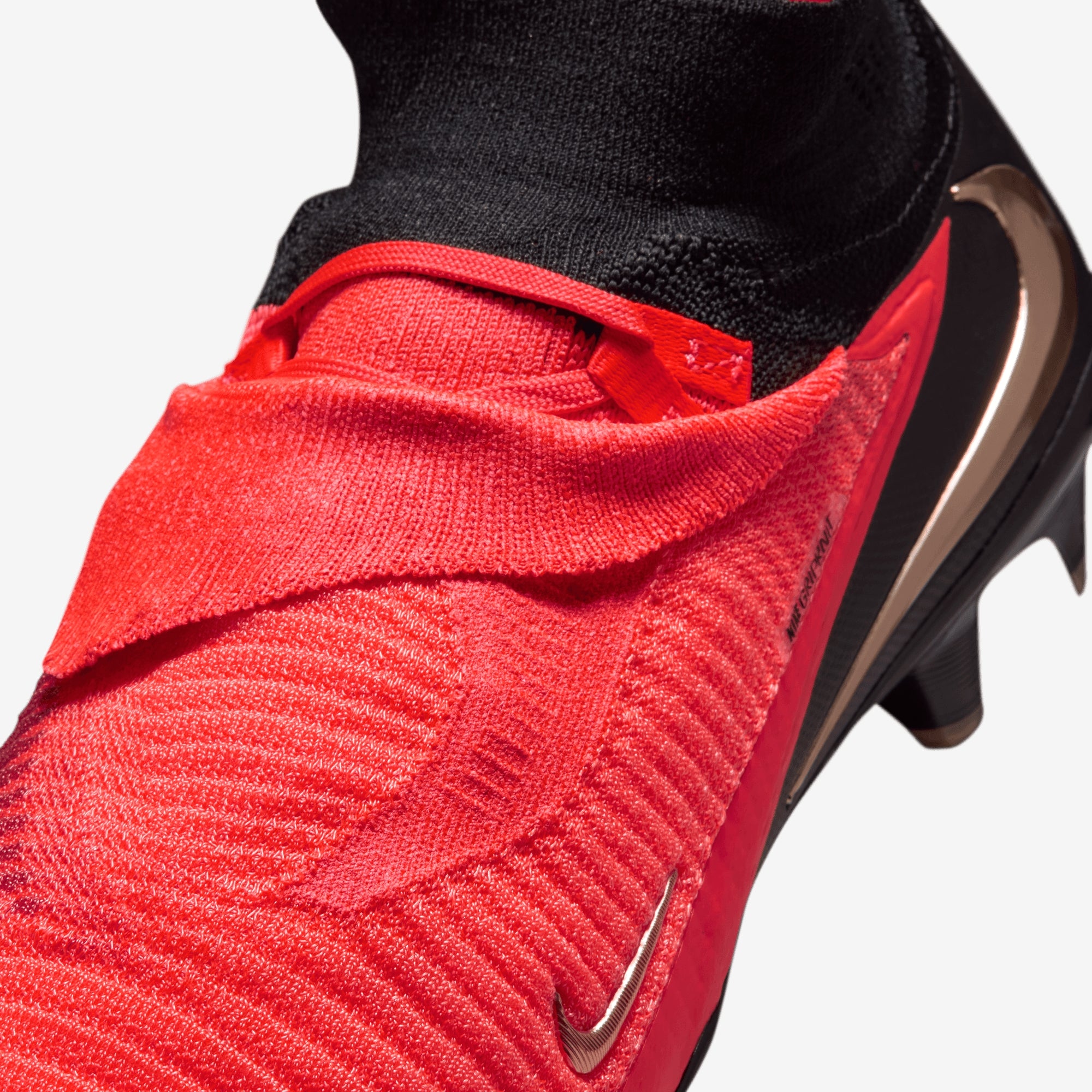 Nike Phantom 6 High Elite Firm-Ground Soccer Cleats - Bright Crimson/Blur-Black