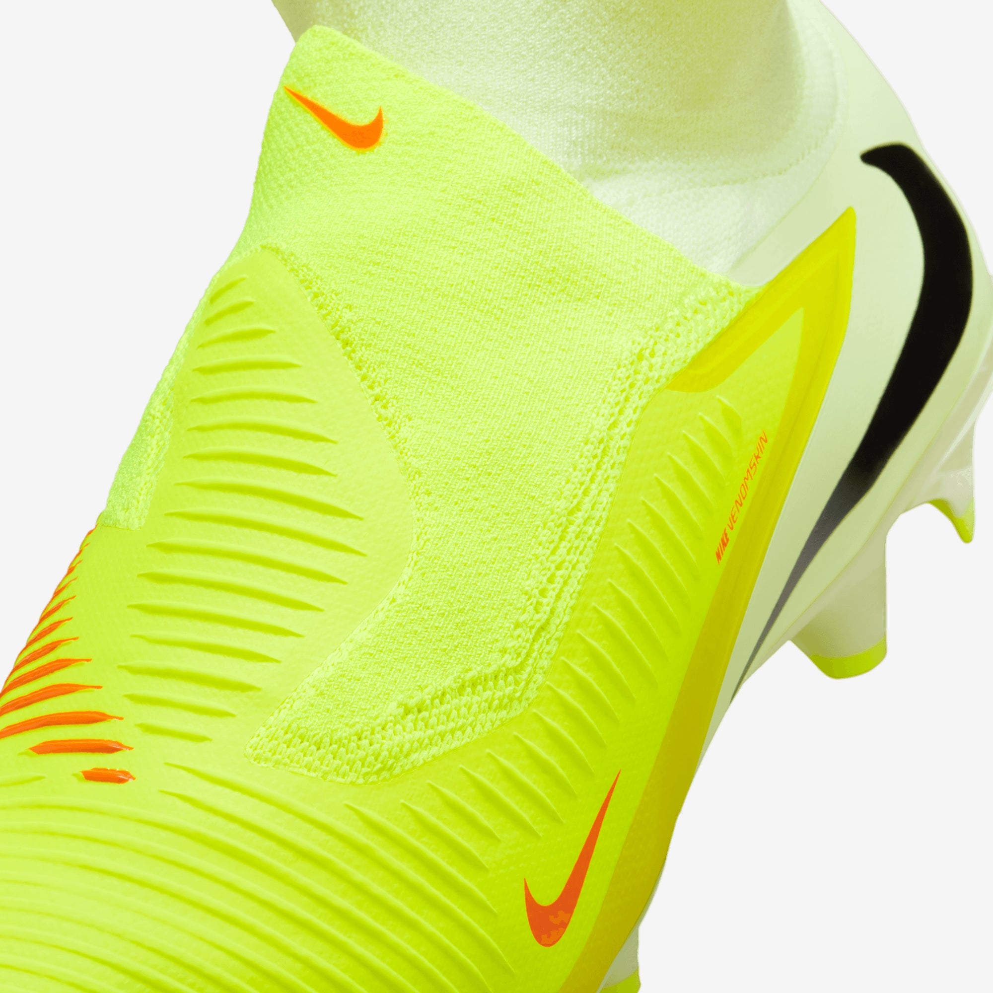 Nike Phantom 6 High Pro Firm-Ground Soccer Cleats - Hyper Crimson/Black-Limelight