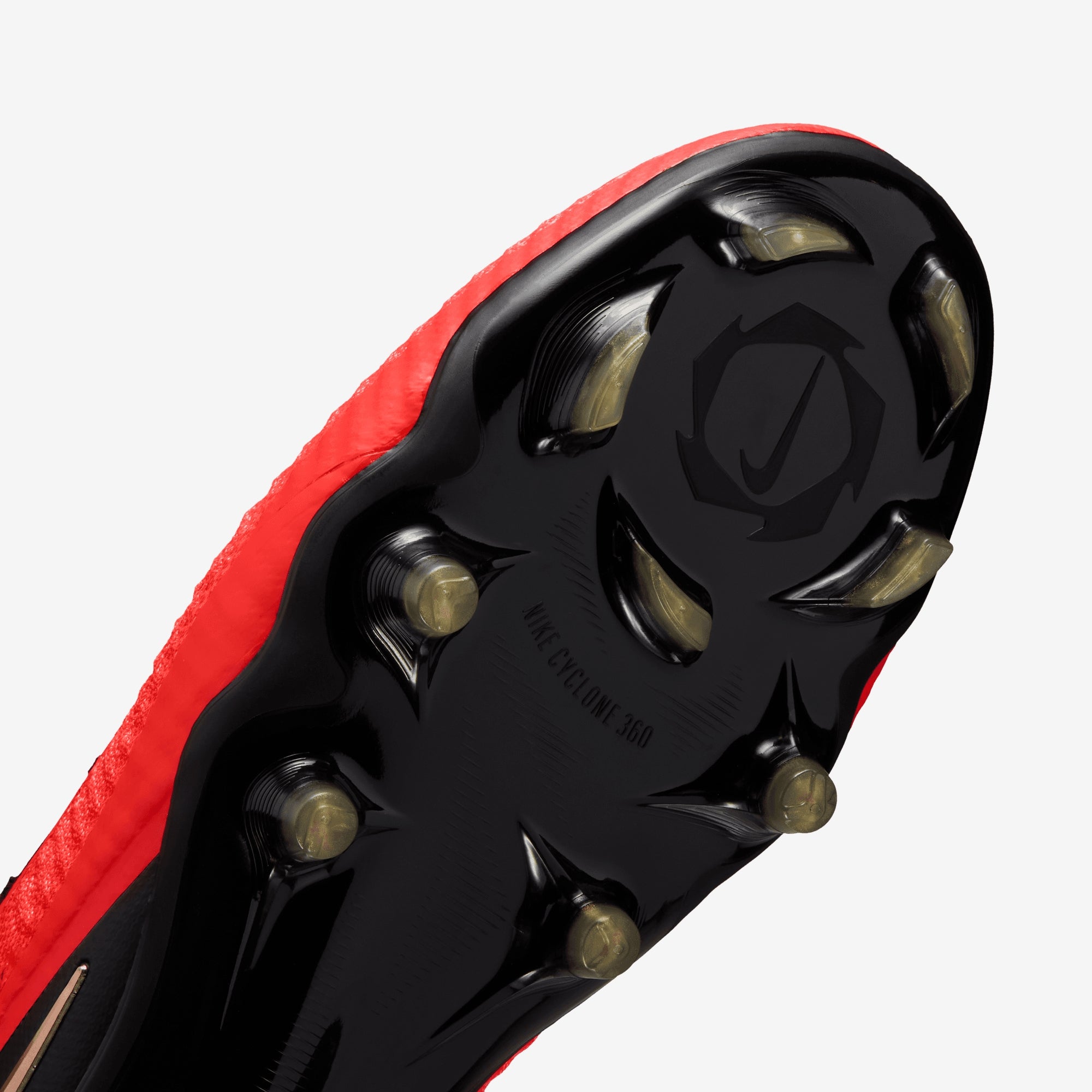 Nike Phantom 6 Low Elite Firm-Ground Soccer Cleats - Bright Crimson/Blur-Black