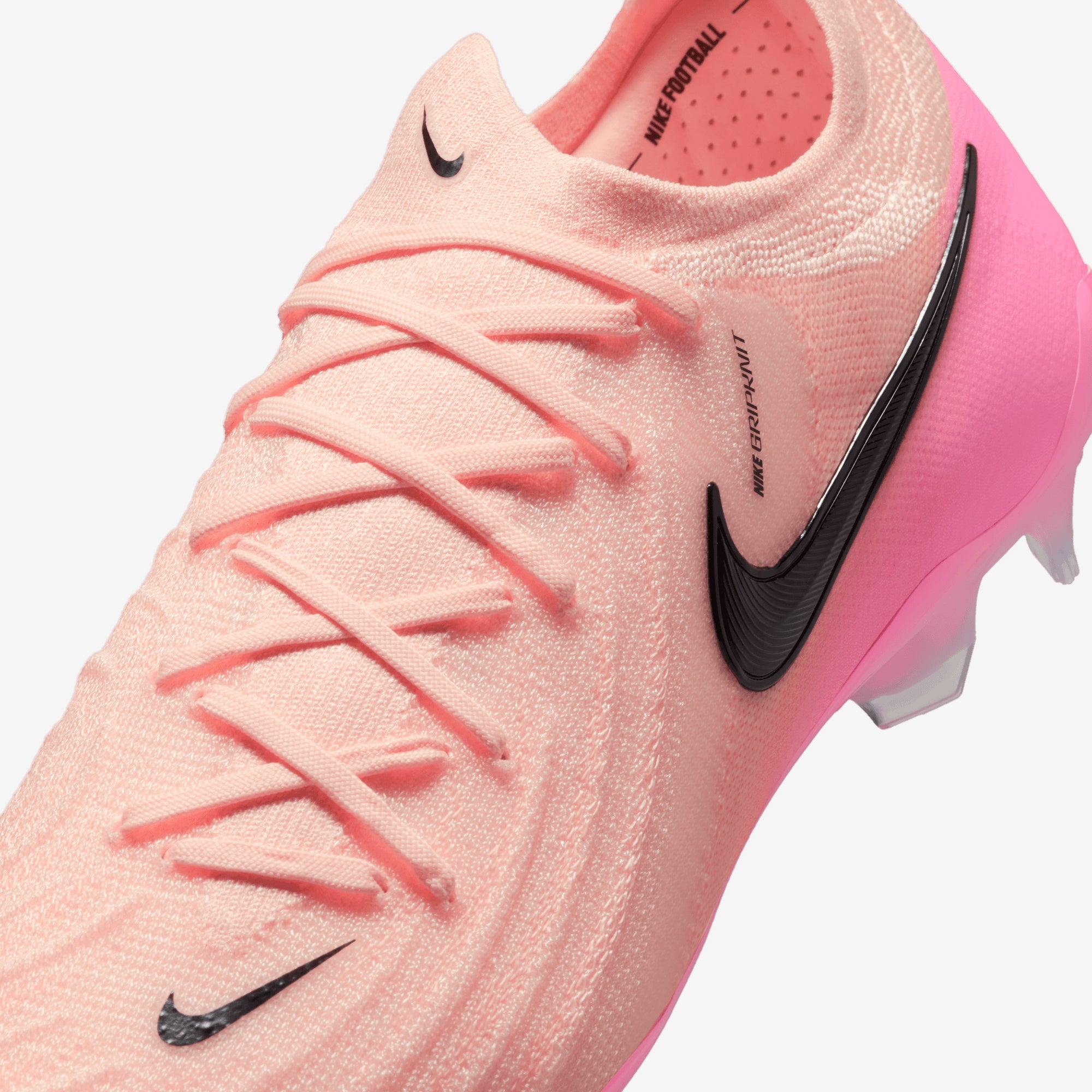 Nike Phantom GX 2 Elite FG Low-Top Soccer Cleats - Crimson Tint/Black-Pink Blast