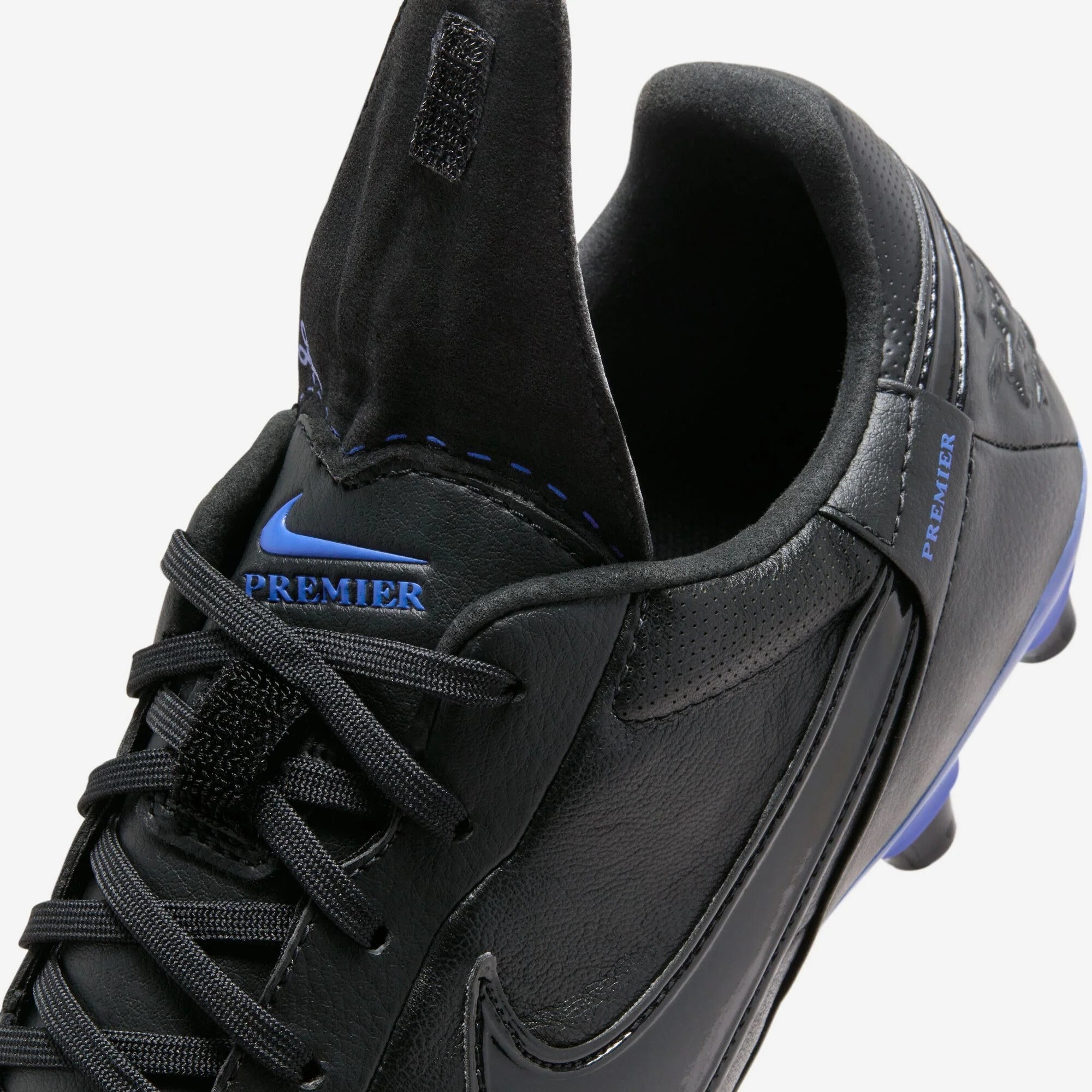 Nike Premier 3 Firm-Ground Low-Top Soccer Cleats - Black/Black/Hyper Royal