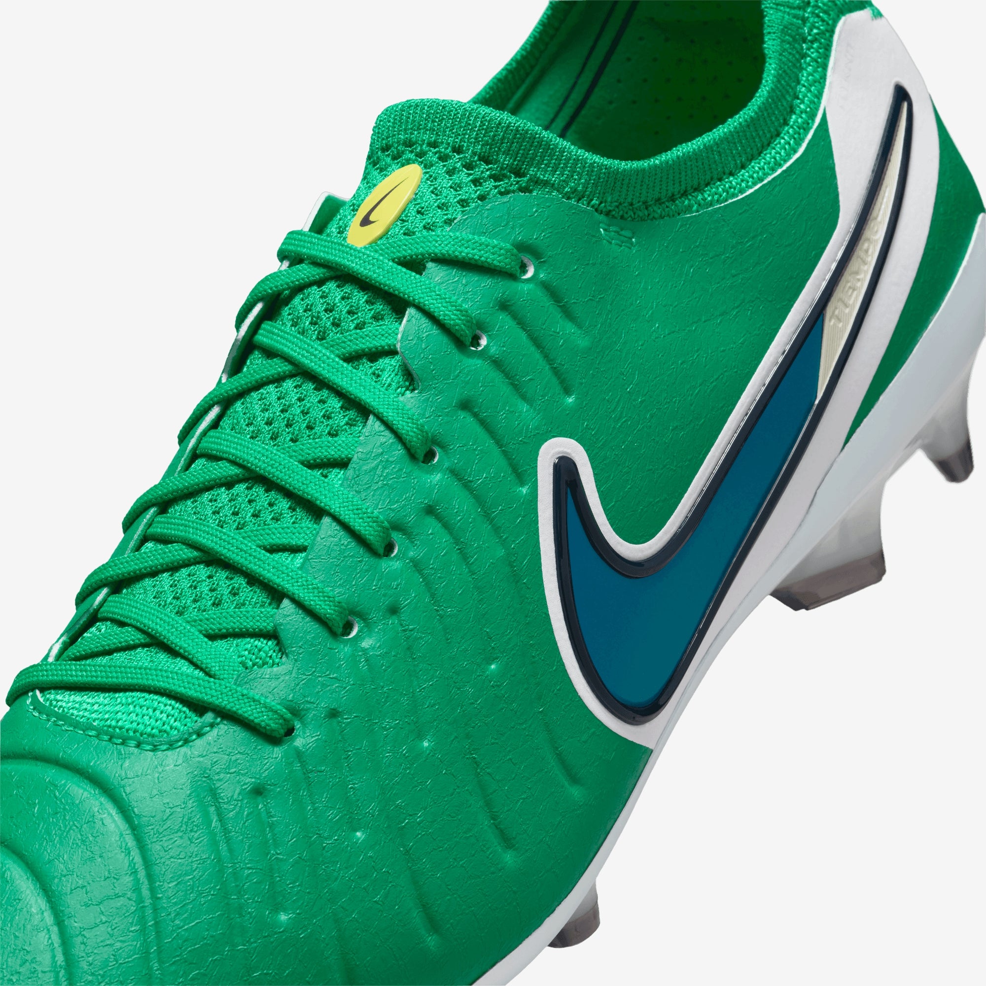 Nike Tiempo Legend 10 Elite Firm-Ground Low-Top Soccer Cleats - Stadium Green/Dark Obsidian