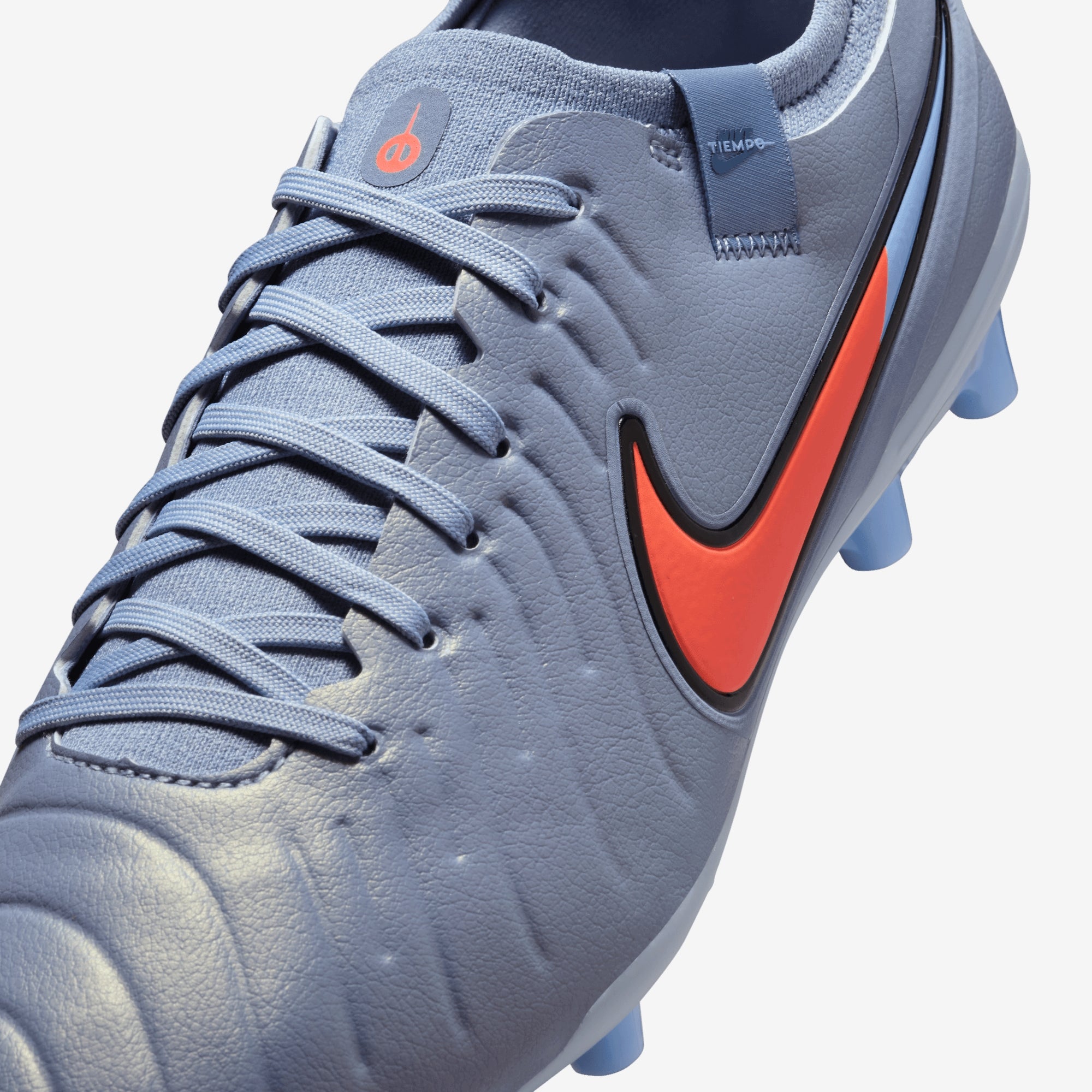 Nike Tiempo Legend 10 Pro Artificial-Grass Low-Top Soccer Cleats - Blue Eclipse/Black