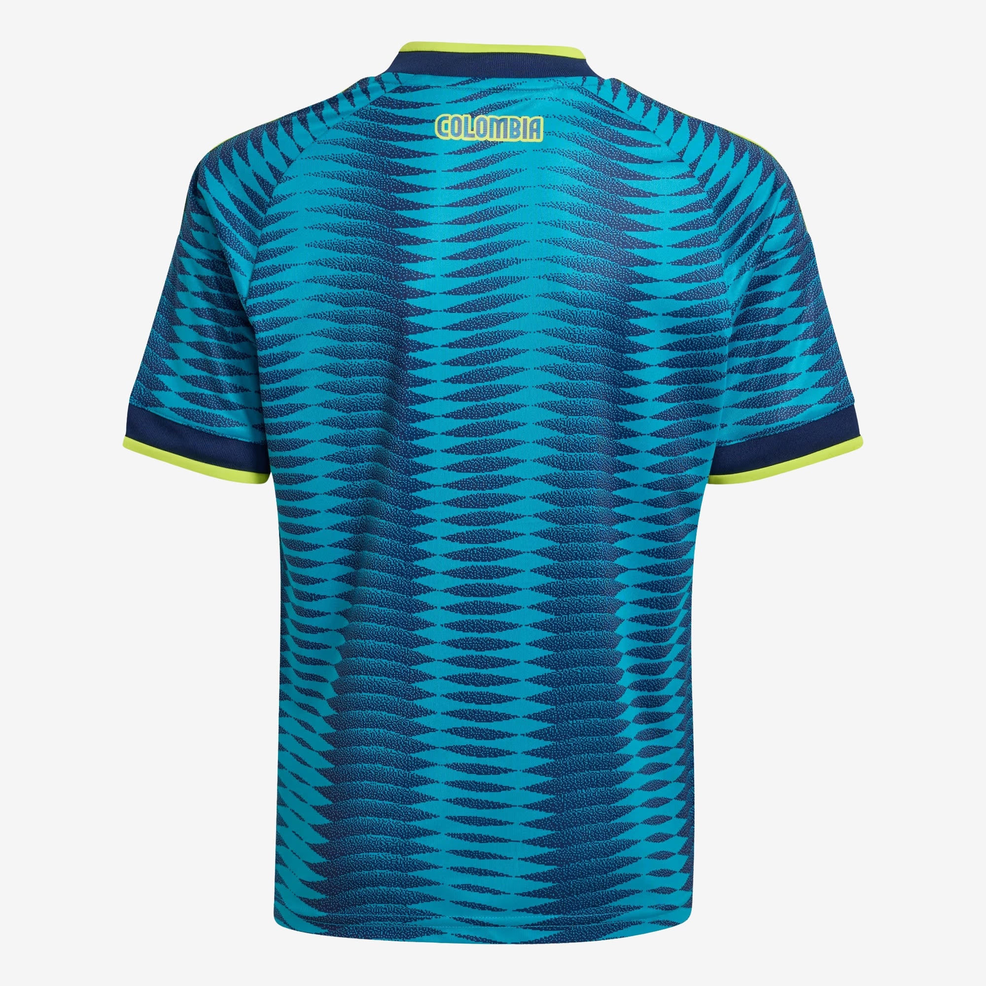 adidas Colombia 2026 Stadium Away Big Kids' Soccer Jersey - Mystery Petrol / Team Navy Blue 2