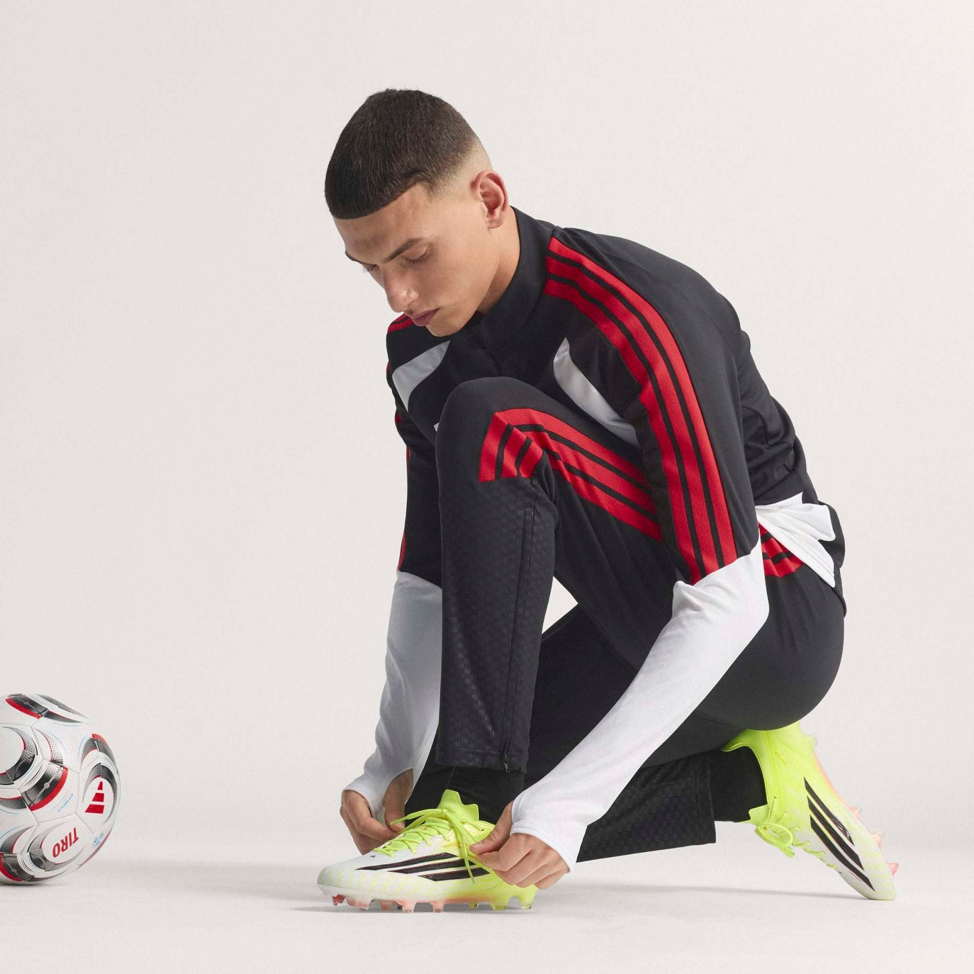 adidas F50 Elite Firm-Ground Low-Top Soccer Cleats - Team Solar Yellow 2 / Core Black / Lucid Red