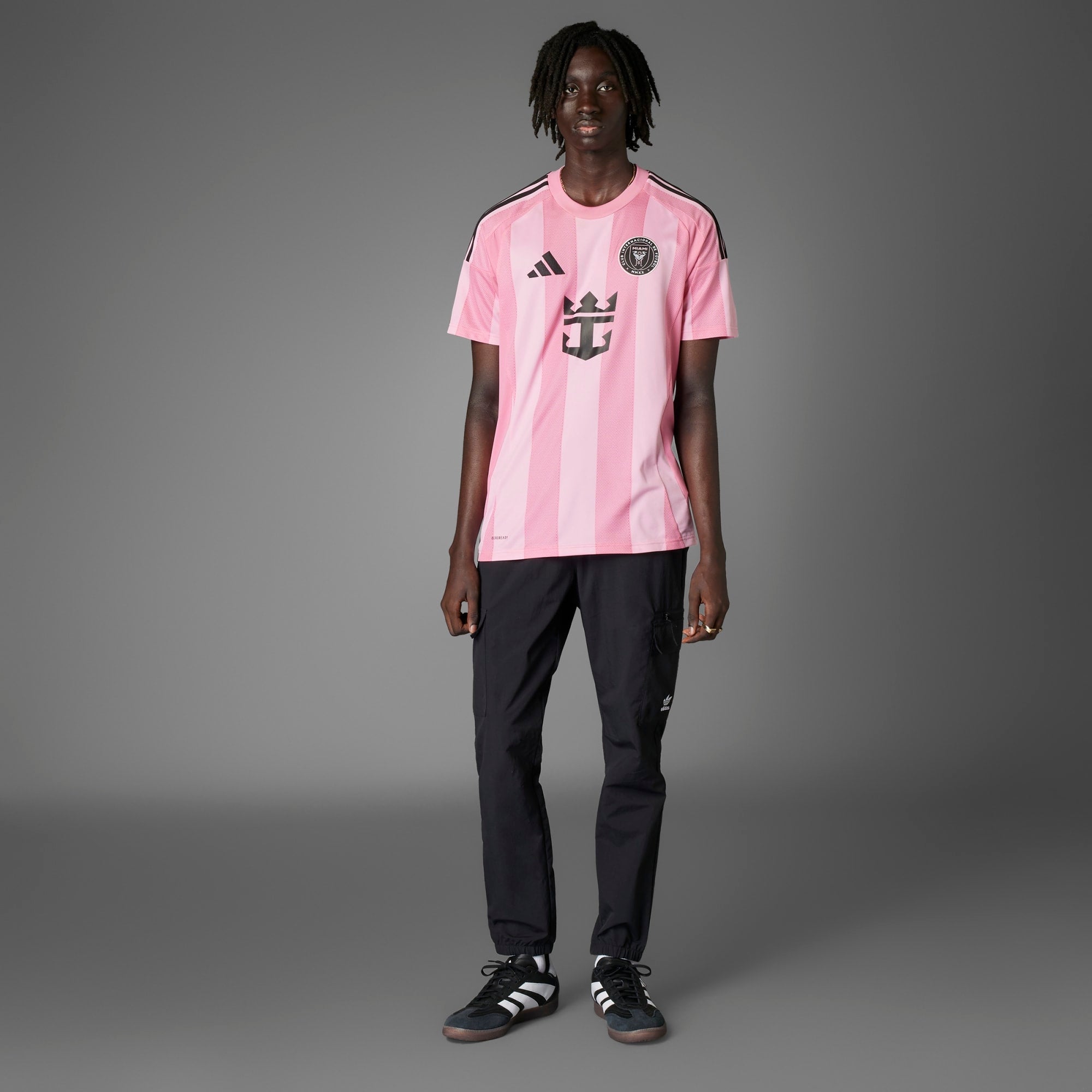 adidas Inter Miami CF 2025/26 Stadium Home Men's Soccer Jersey - Easy Pink