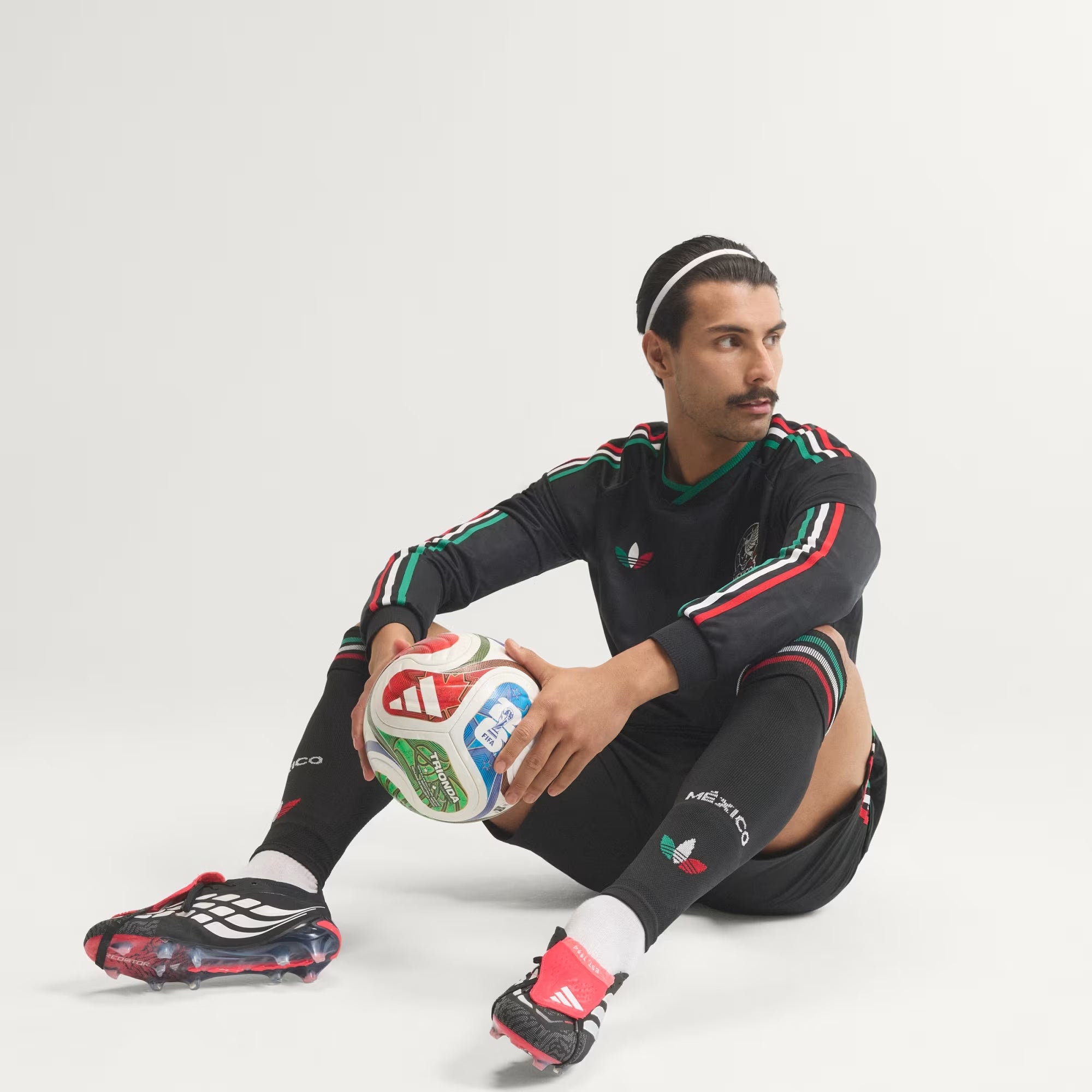 adidas Mexico 2026 Match Third Men's Soccer Long-Sleeve Jersey - Black