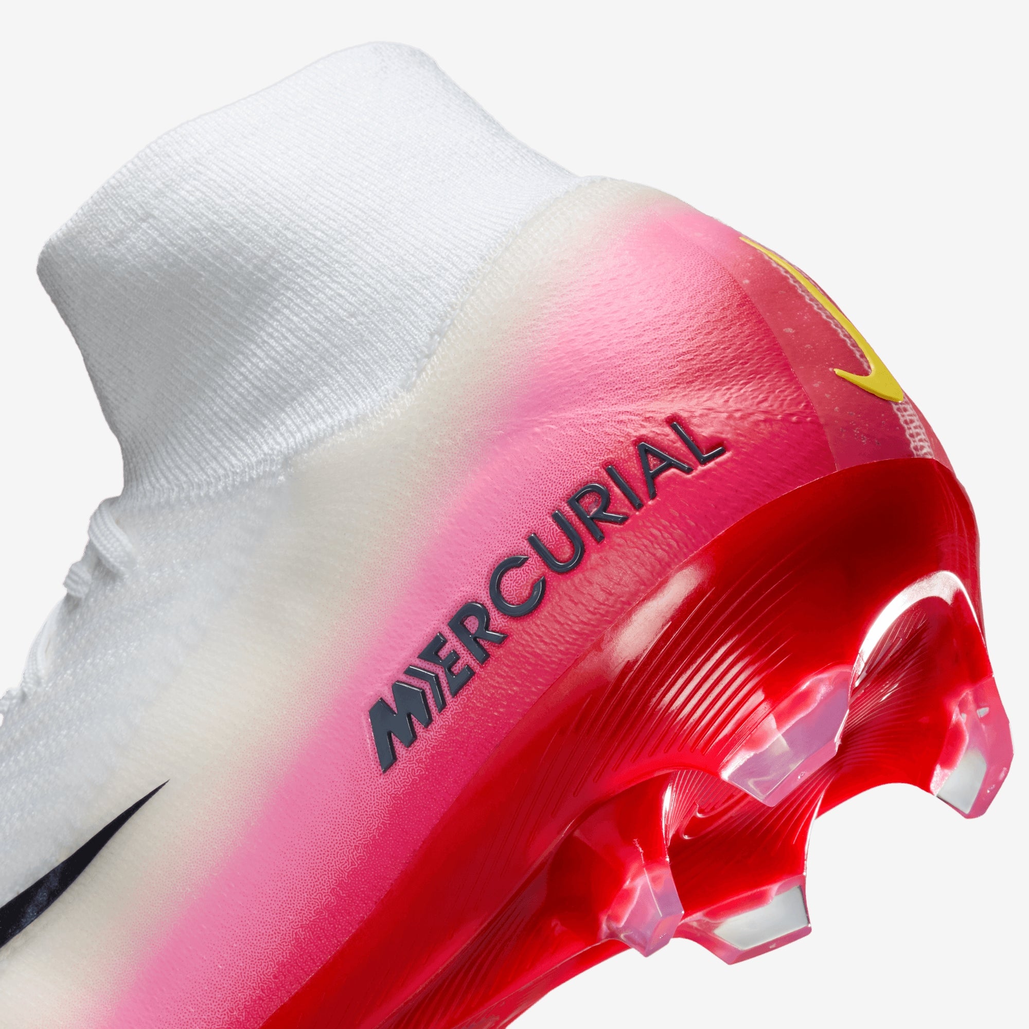 Nike Mercurial Superfly 10 Elite Firm-Ground High-Top Soccer Cleats - University Red/Dark Obsidian