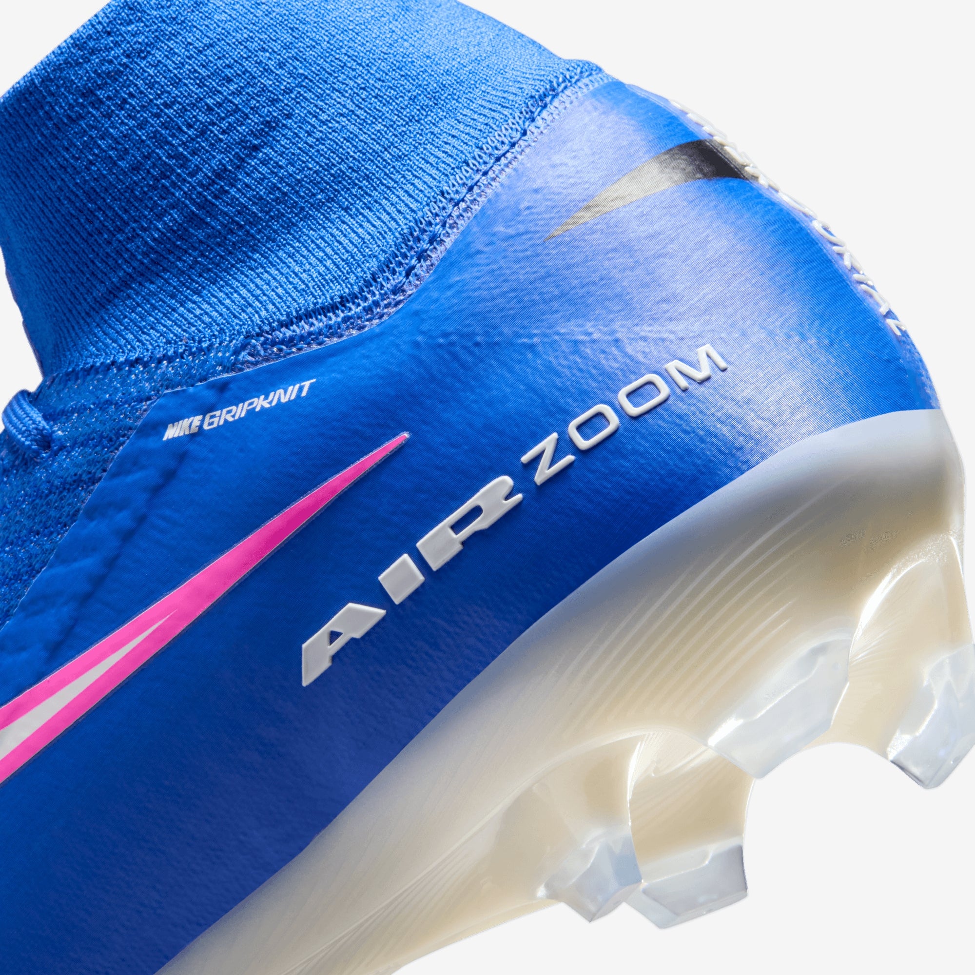 Nike Mercurial Superfly 10 Elite Firm-Ground High-Top Soccer Cleats - Racer Blue/White