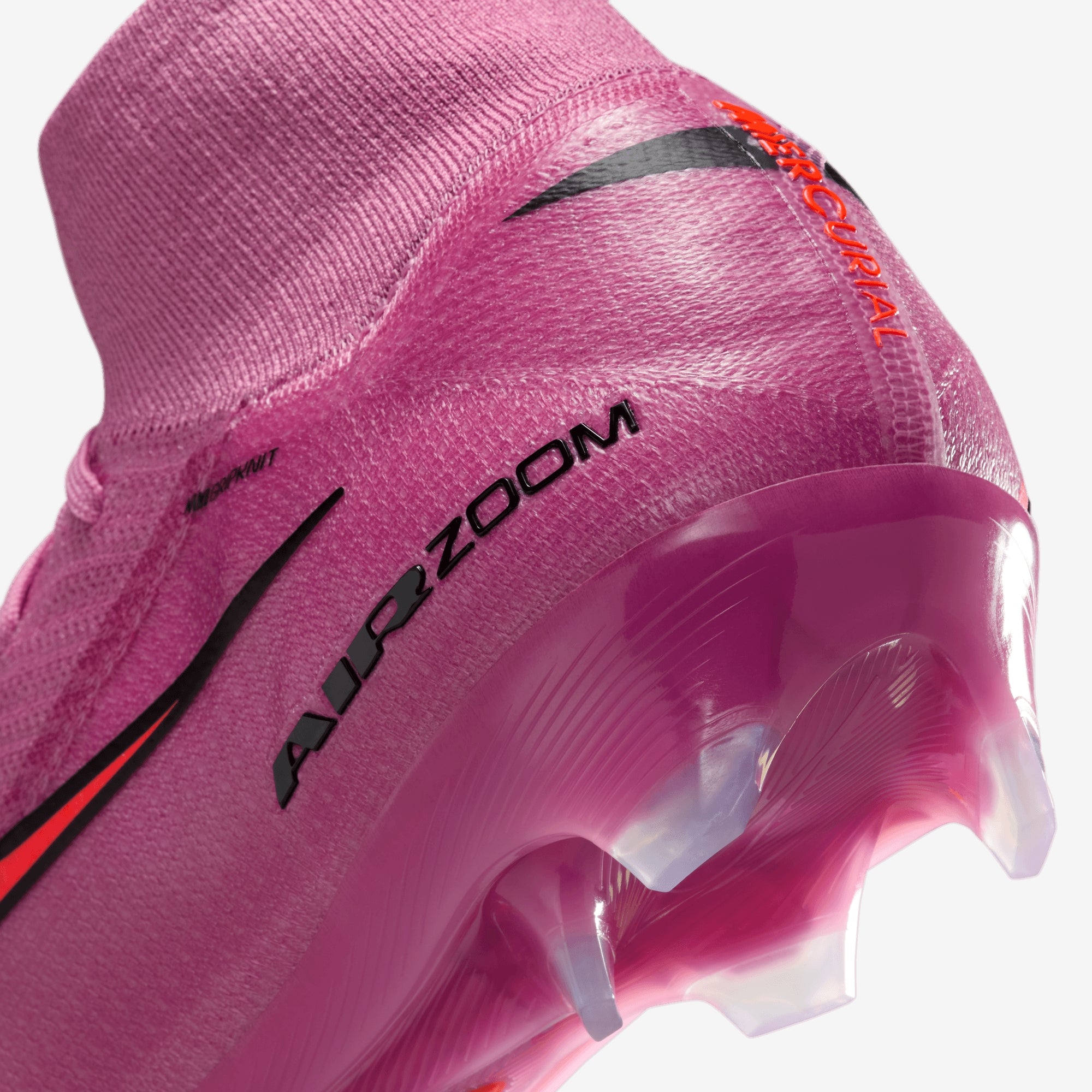 Nike Mercurial Superfly 10 Elite Firm-Ground High-Top Soccer Cleats - Magic Flamingo/Black-Total Crimson