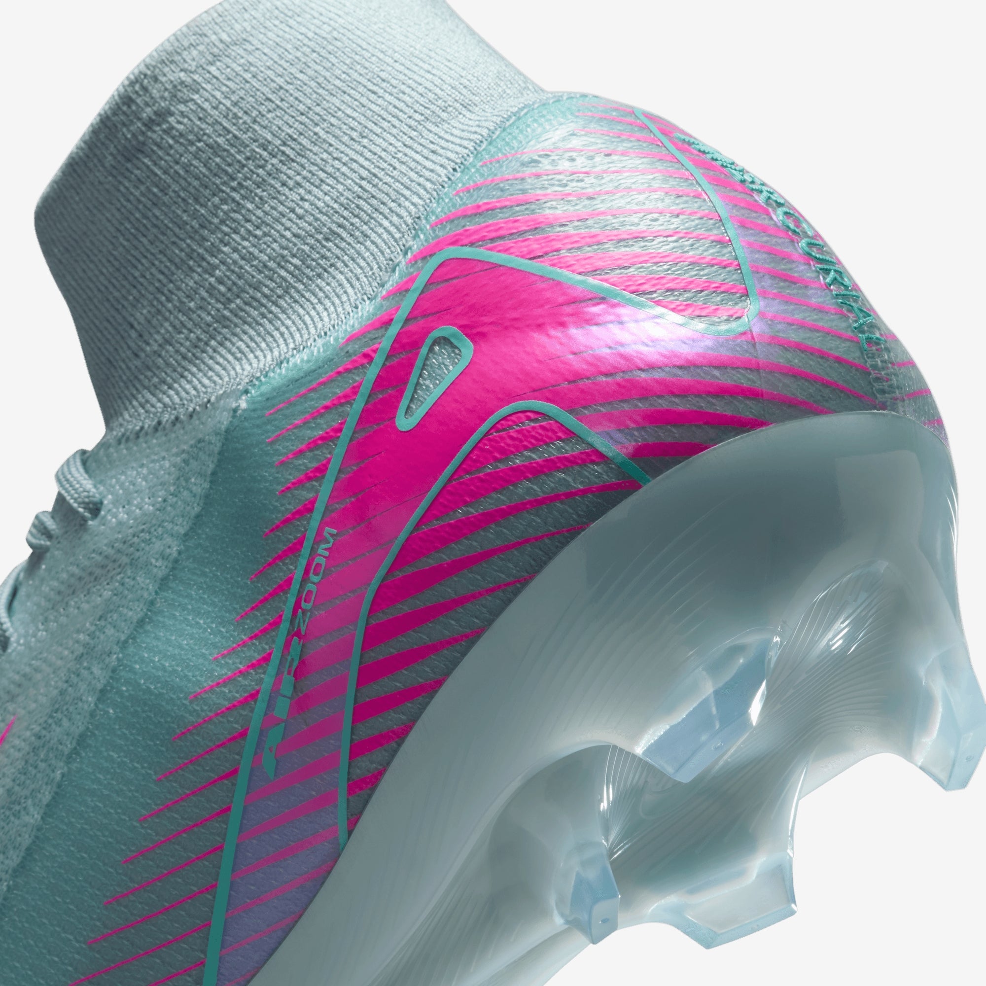 Nike Mercurial Superfly 10 Elite FG High-Top Soccer Cleats - Ocean Cube/Pink Blast