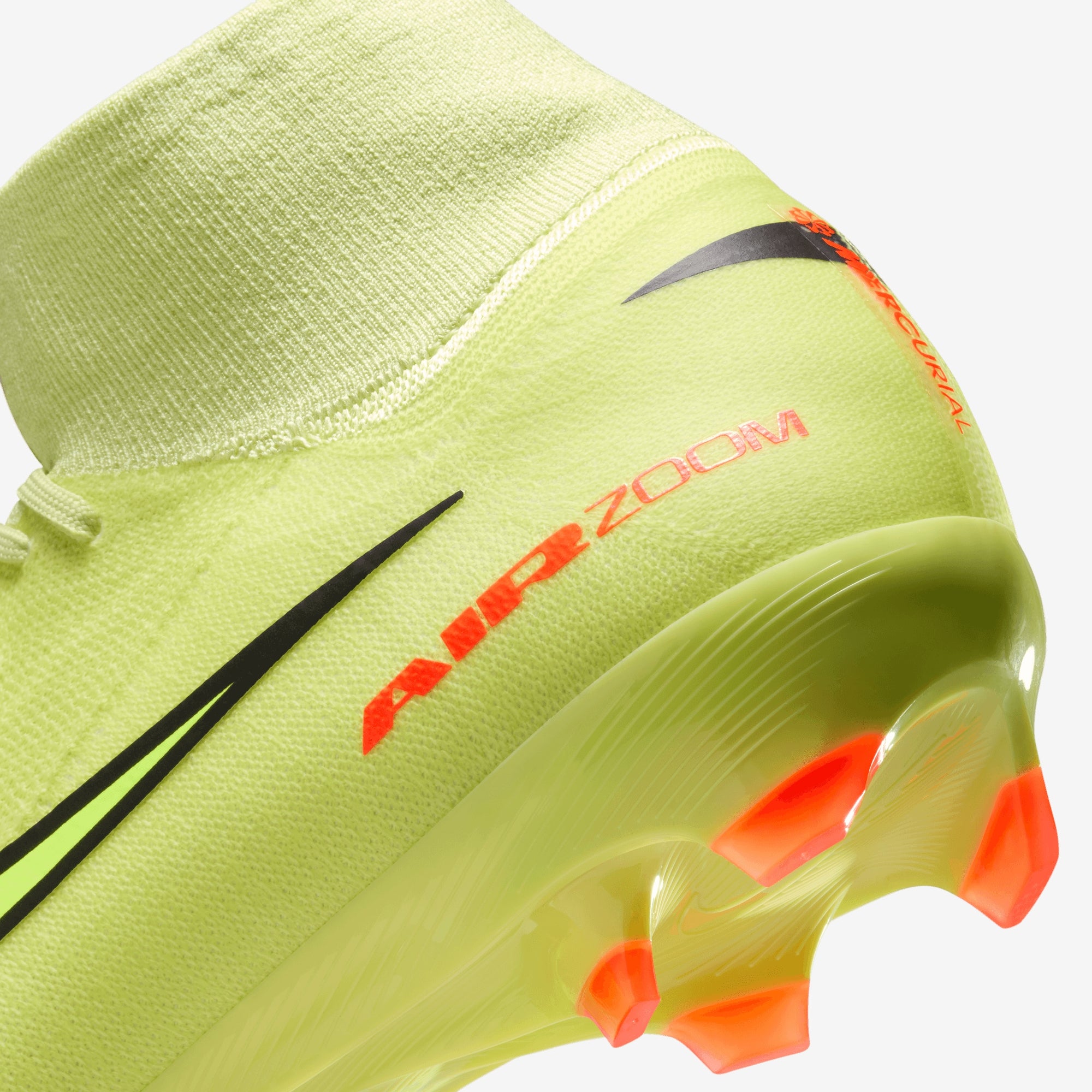 Nike Mercurial Superfly 10 Pro FG High-Top Soccer Cleats - Limelight/Volt-Hyper Crimson
