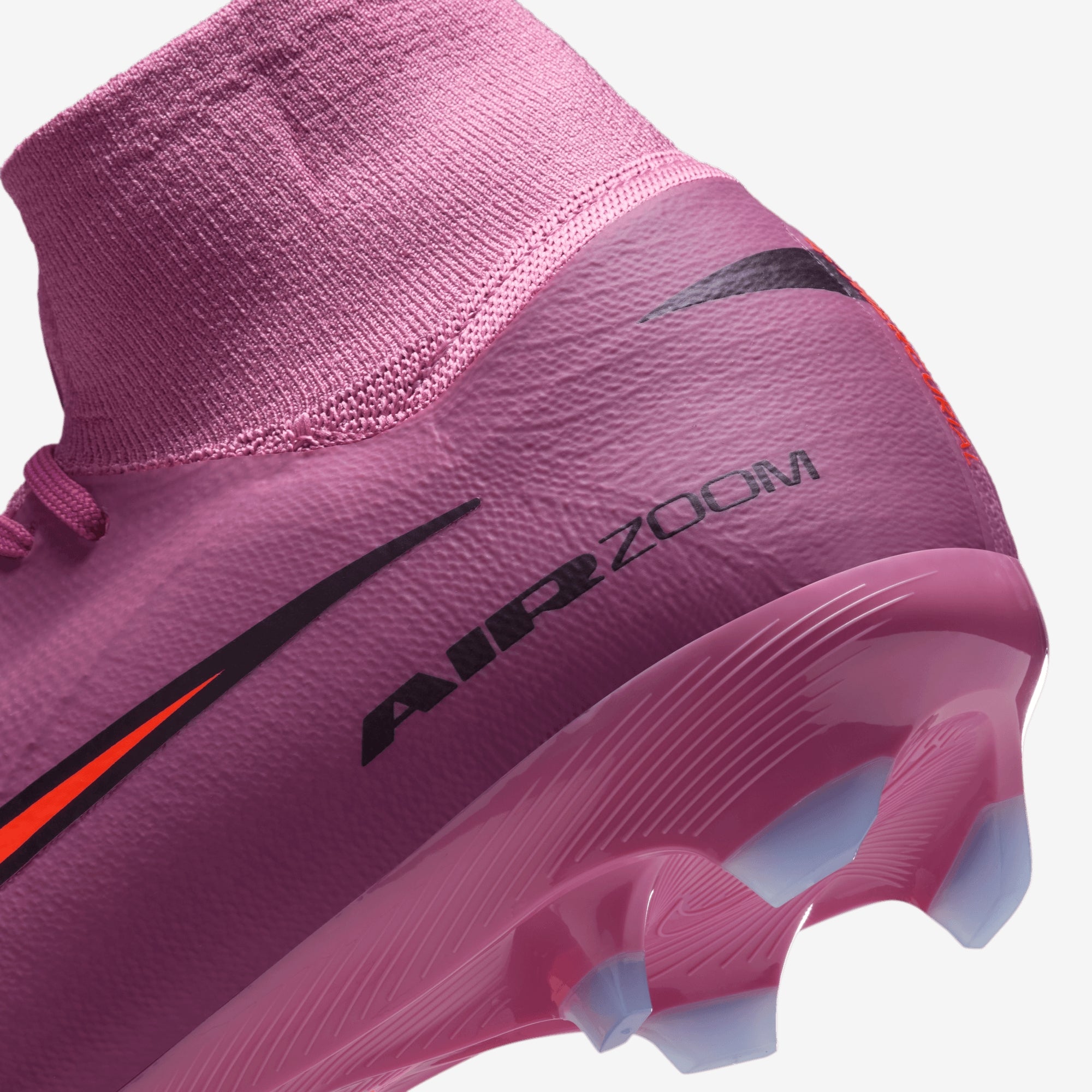 Nike Mercurial Superfly 10 Pro Firm-Ground High-Top Soccer Cleats - Magic Flamingo/Black-Total Crimson