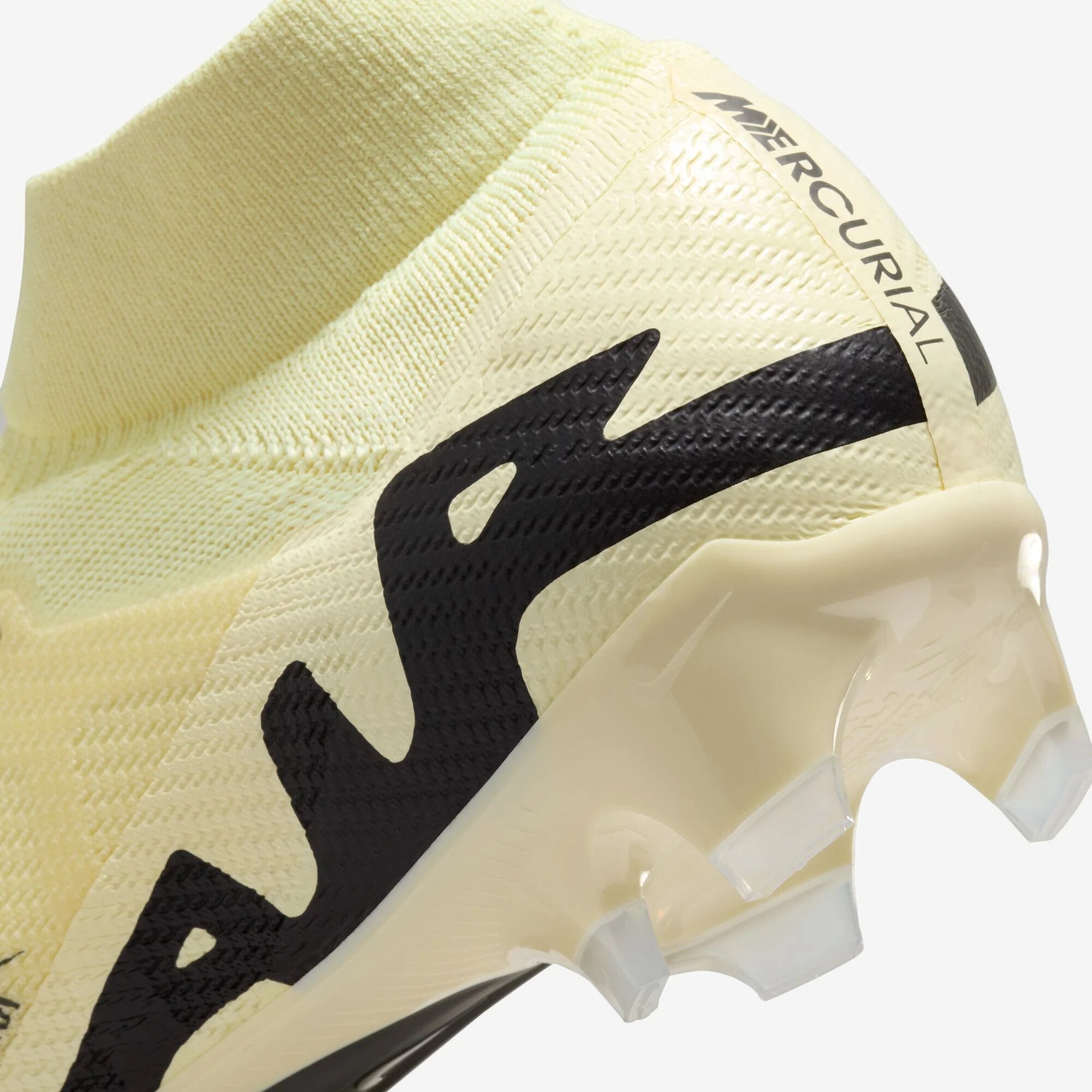 Nike Mercurial Superfly 9 Pro Firm-Ground High-Top Soccer Cleats - Lemonade/Black