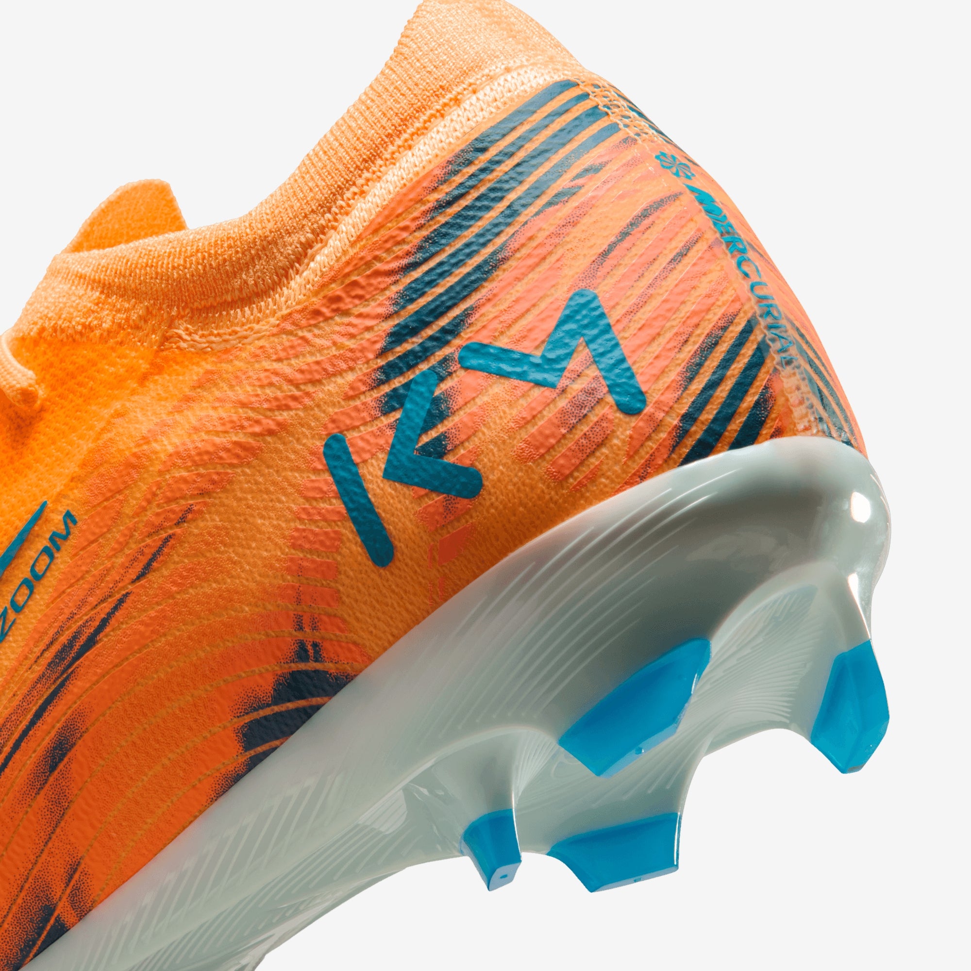 Nike Mercurial Vapor 16 Pro Kylian Mbappé Firm-Ground Low-Top Soccer Cleats - Melon Tint/Neo Turq-Igloo