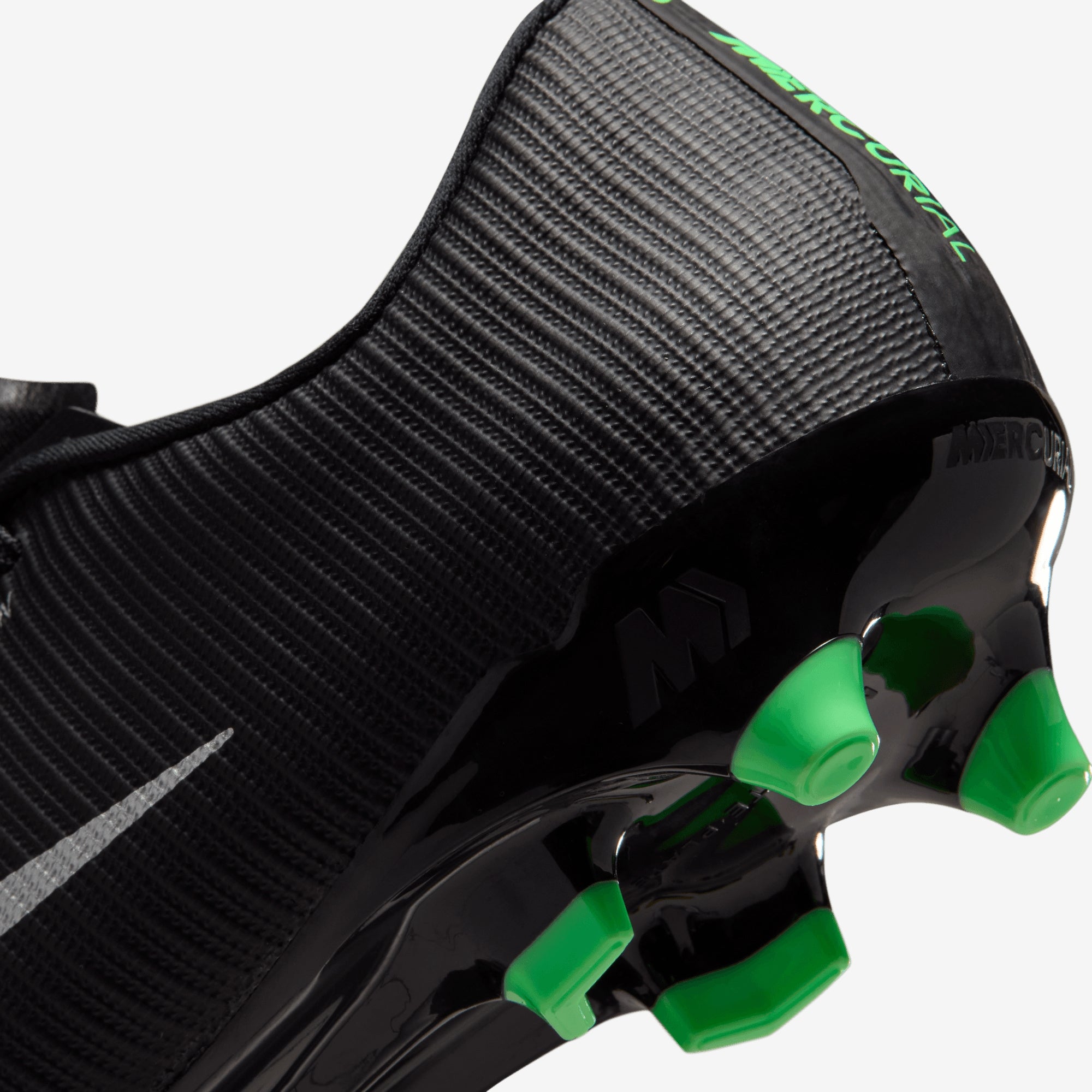 Nike Mercurial Vapor 17 Academy Multi-Ground Low-Top Soccer Cleats - Black/Illusion Green-Black