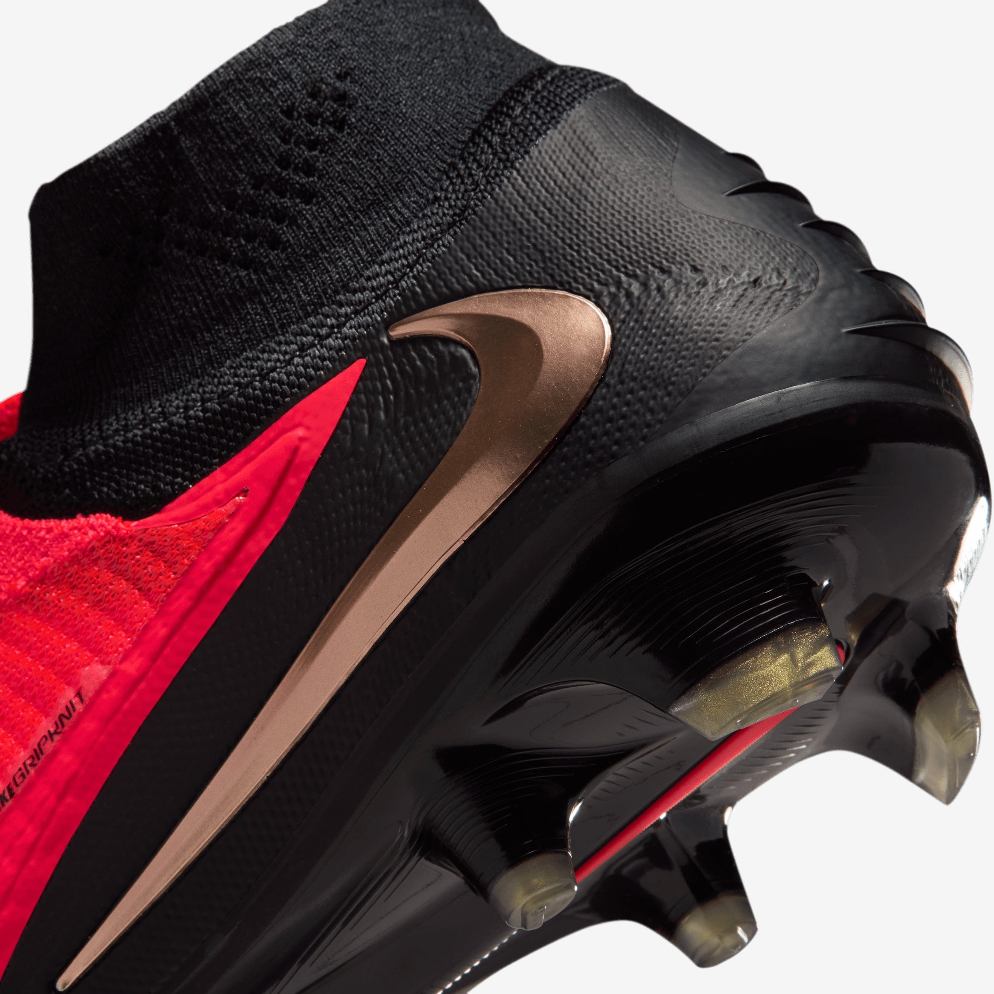 Nike Phantom 6 High Elite Firm-Ground Soccer Cleats - Bright Crimson/Blur-Black