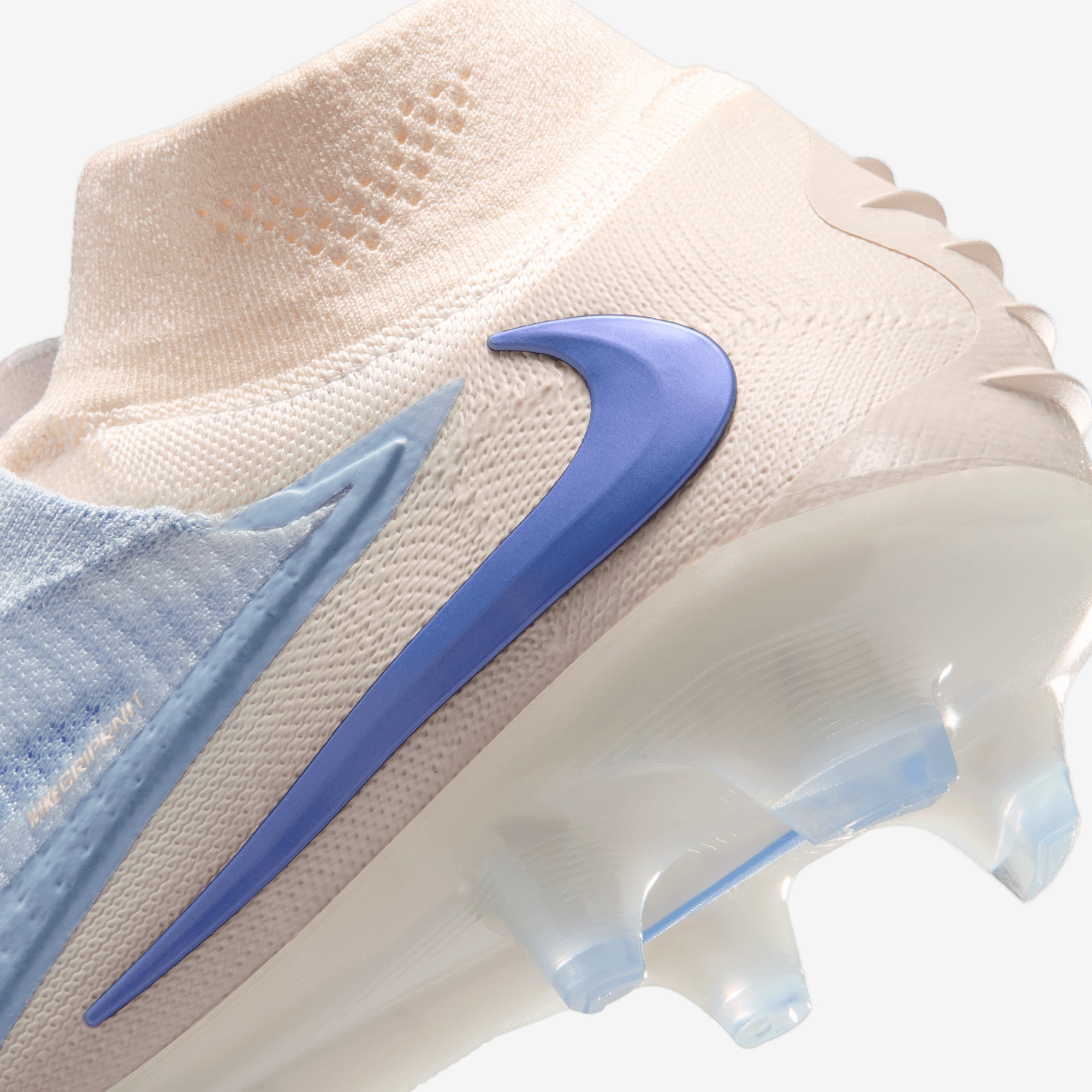 Nike Phantom 6 High Elite LV8 Firm-Ground Soccer Cleats - Ghost/Ghost-Guava Ice